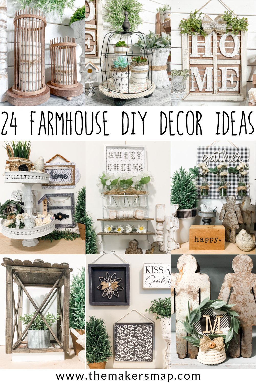 24 Farmhouse Decor DIY Ideas