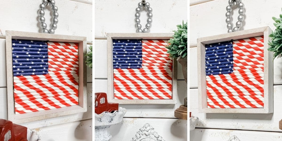 DIY Dollar Tree American Flag Decor