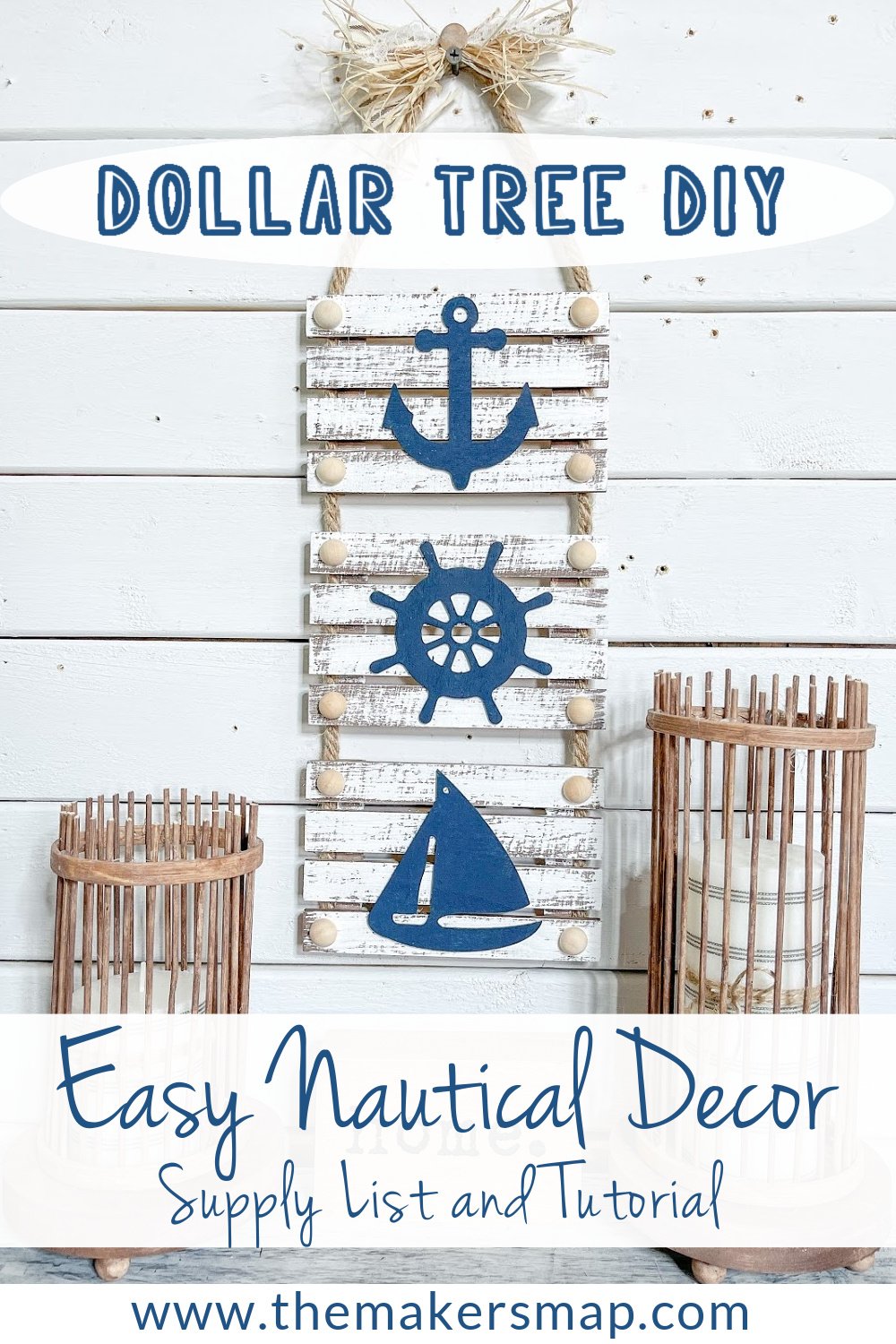 Dollar Tree Nautical Decor 