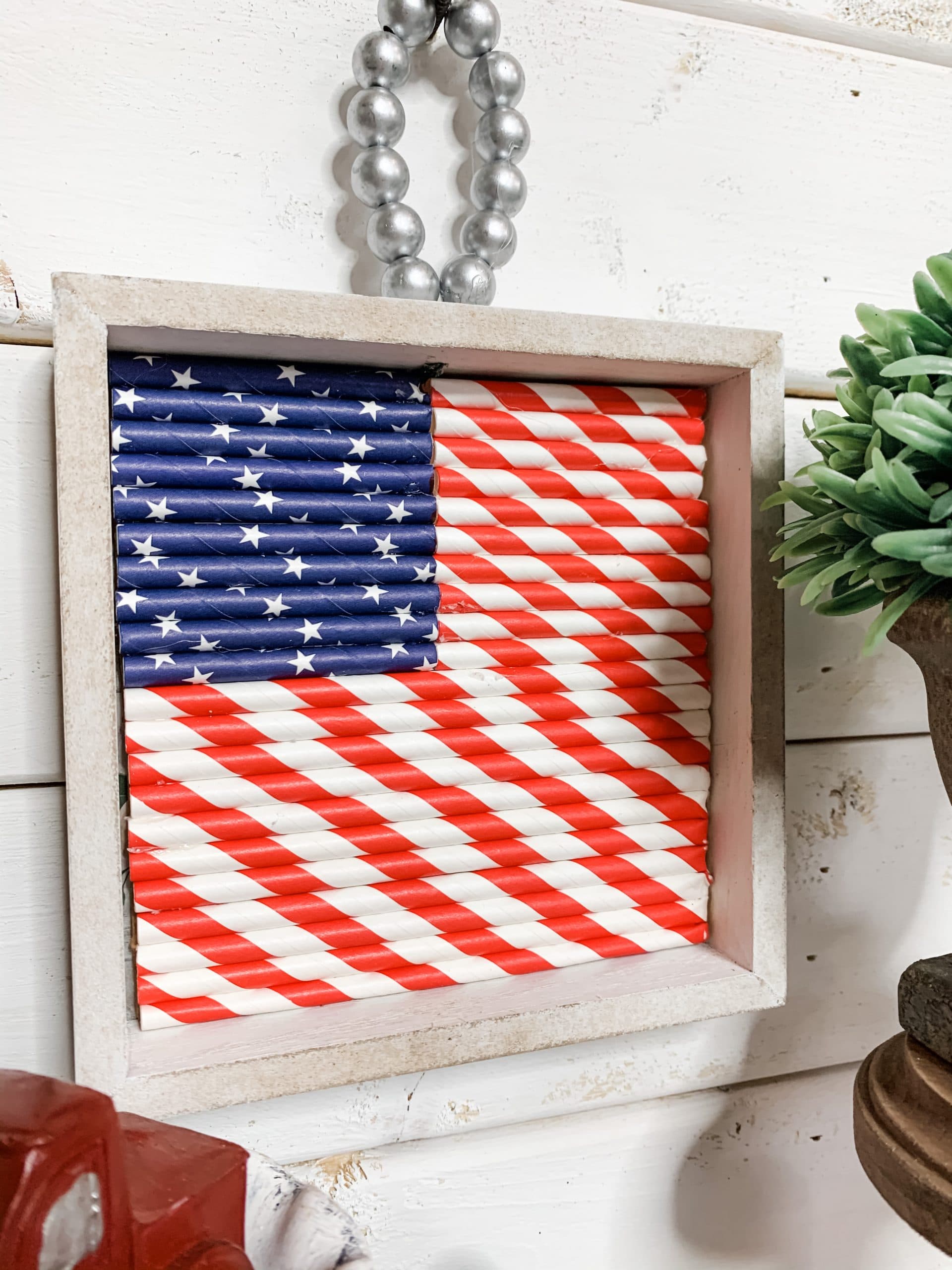 DIY Dollar Tree American Flag Decor