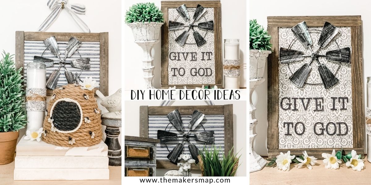 Dollar Tree Windmill DIY Home Decor Ideas