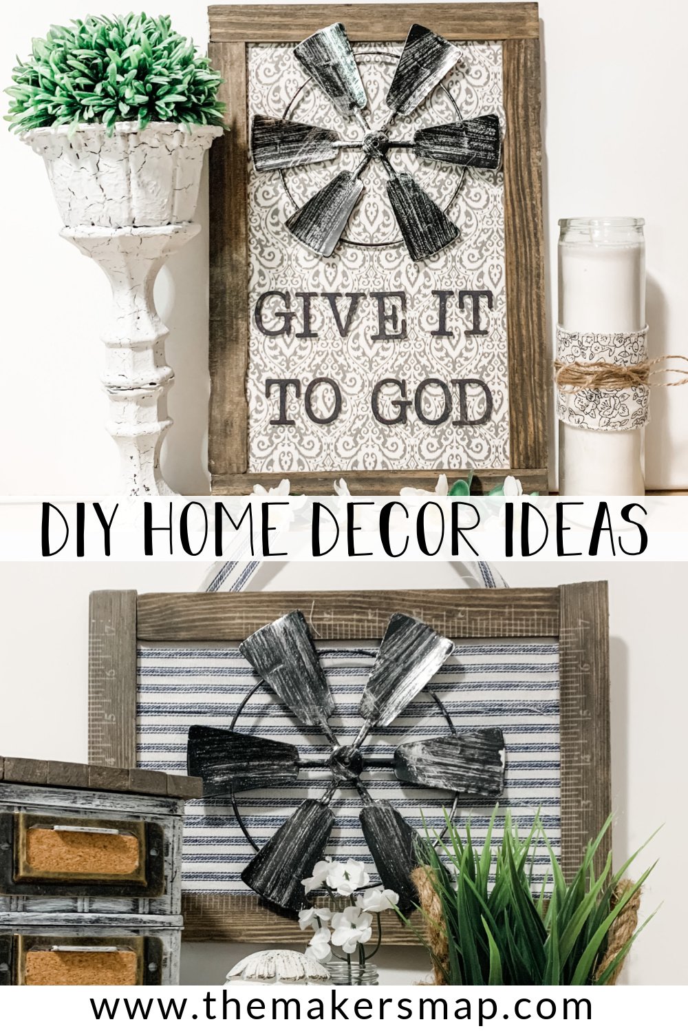 Dollar Tree Windmill DIY Home Decor Ideas