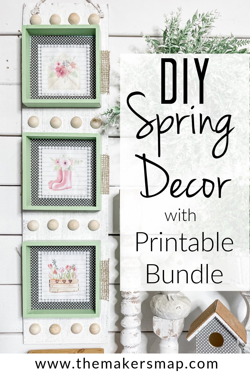 Spring Printables into DIY Decor