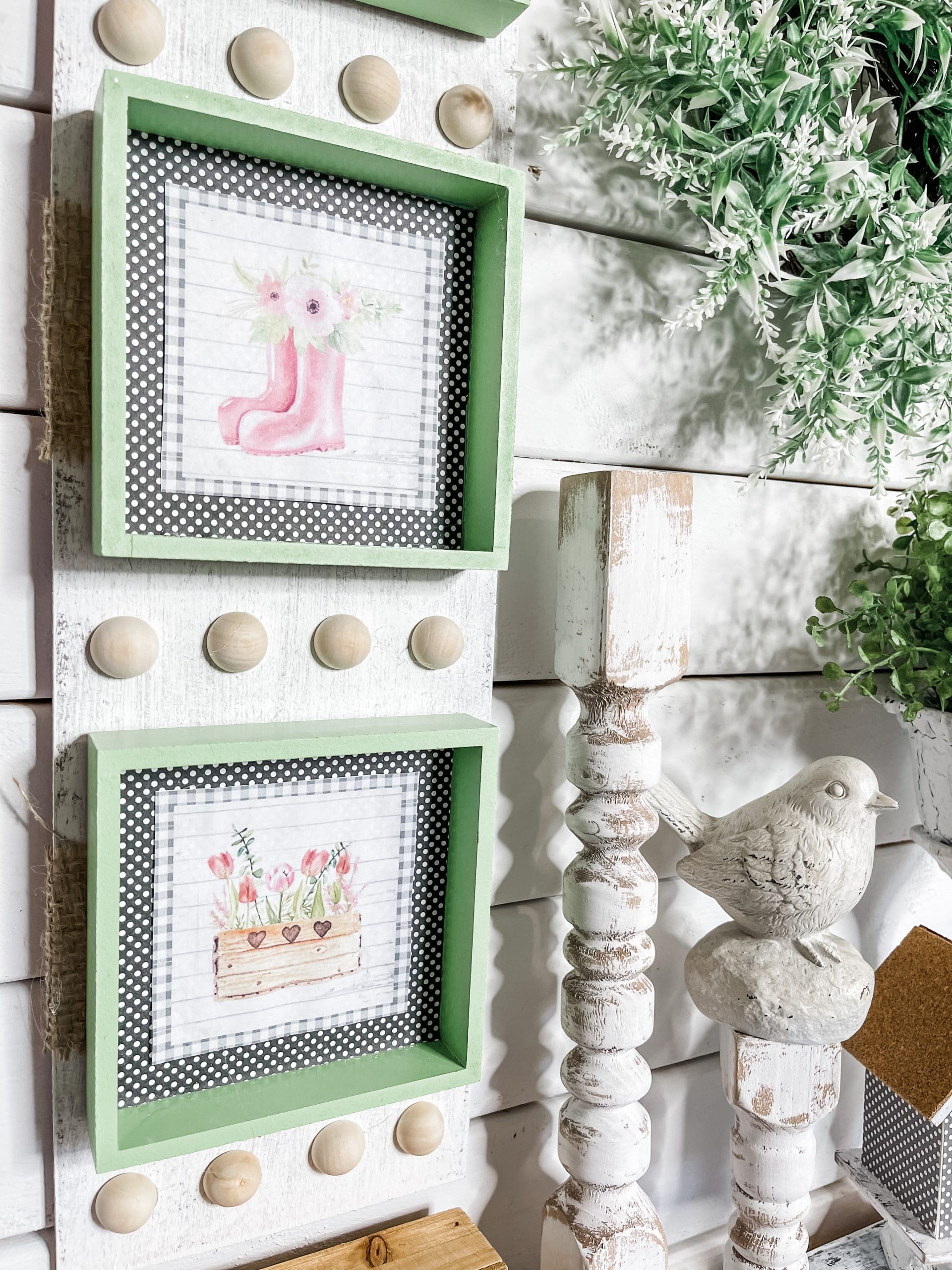 Spring Printables into DIY Decor