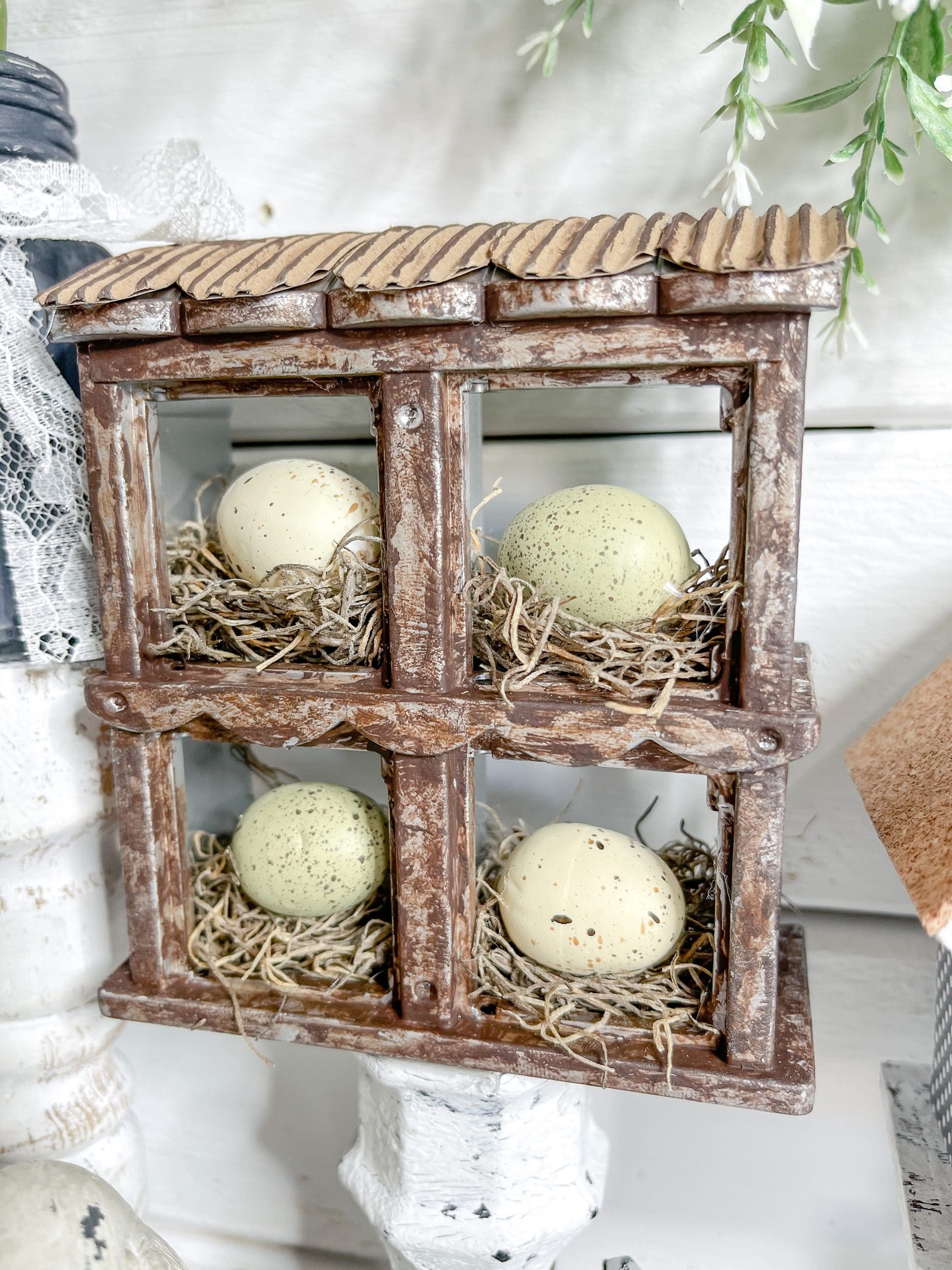 DIY Chicken Coop Decor with Dollar Tree Items