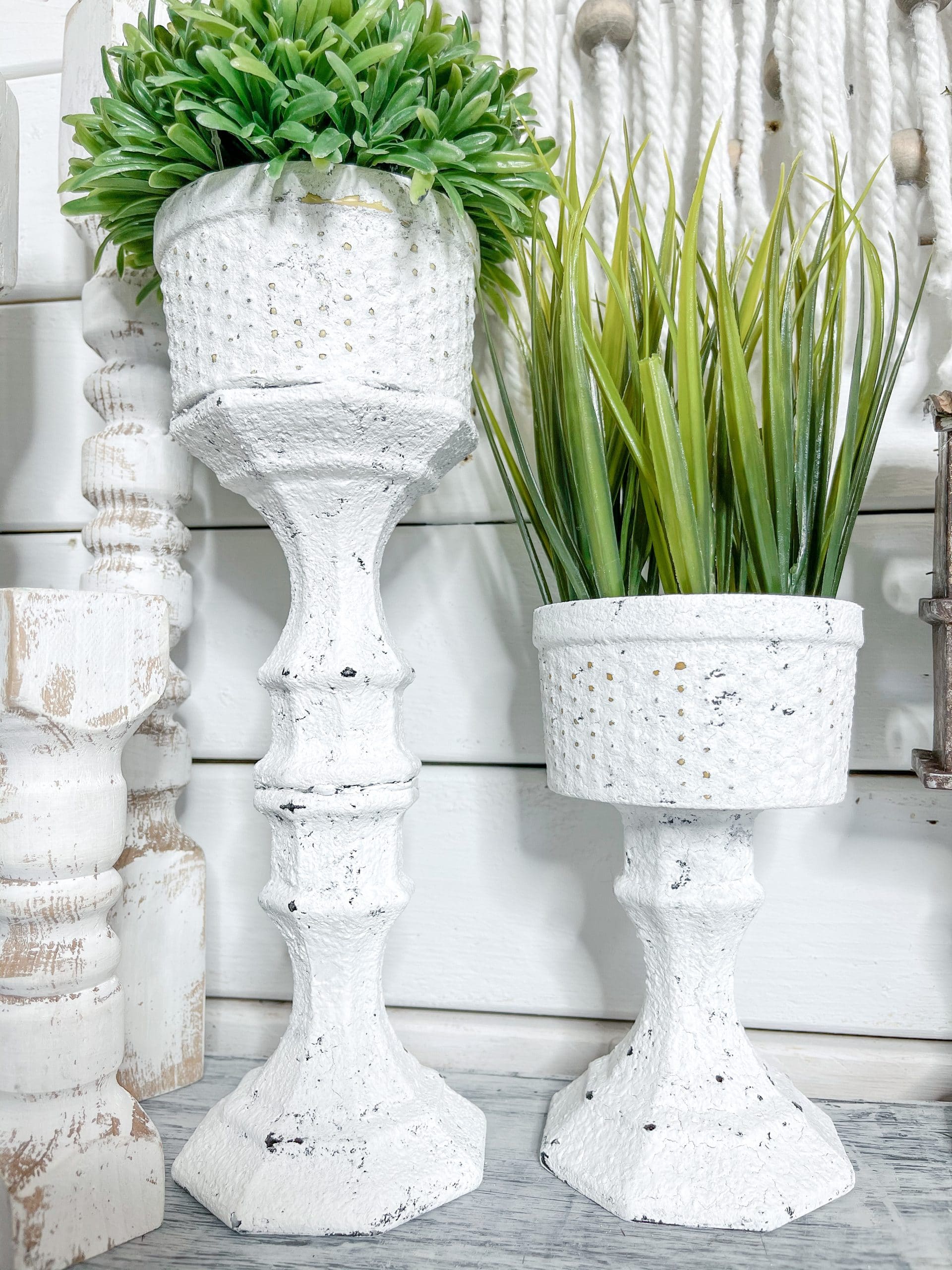 Dollar Tree Candle Holder DIY Plant Stands