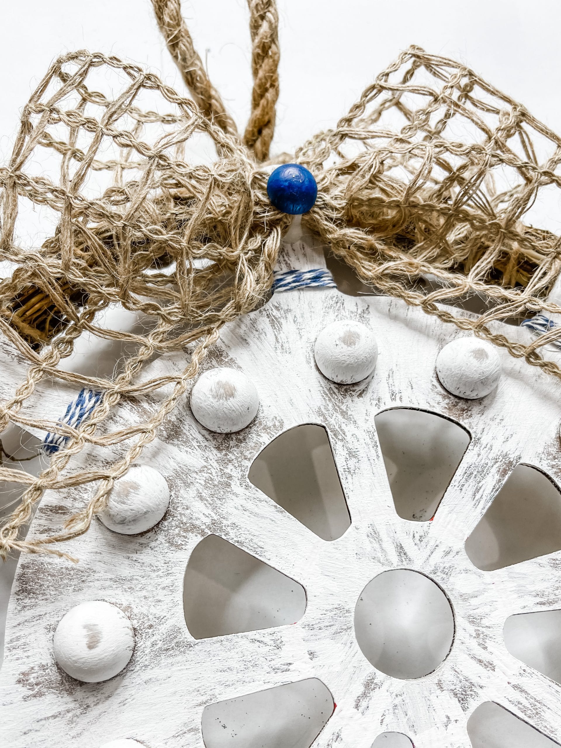 Dollar Tree Ship's Wheel DIY Nautical Decor