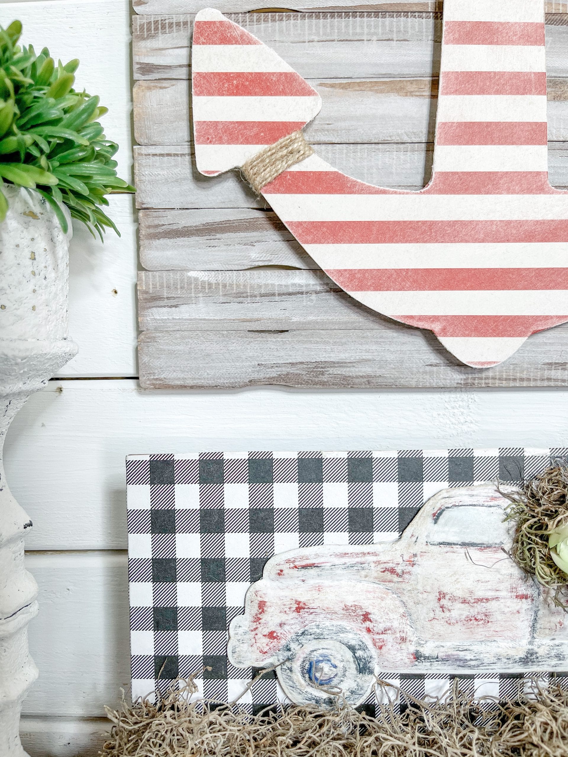 American Flag Anchor DIY Patriotic Decor