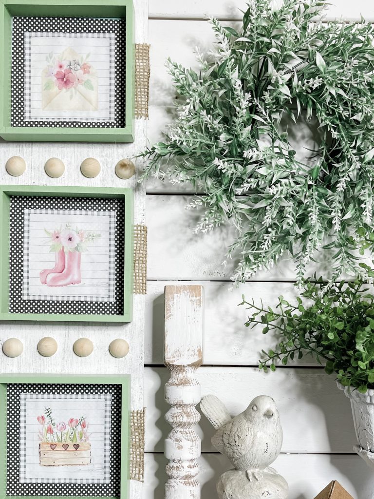 How to Turn Spring Printables into DIY Decor - Easy Decor DIY Tutorial