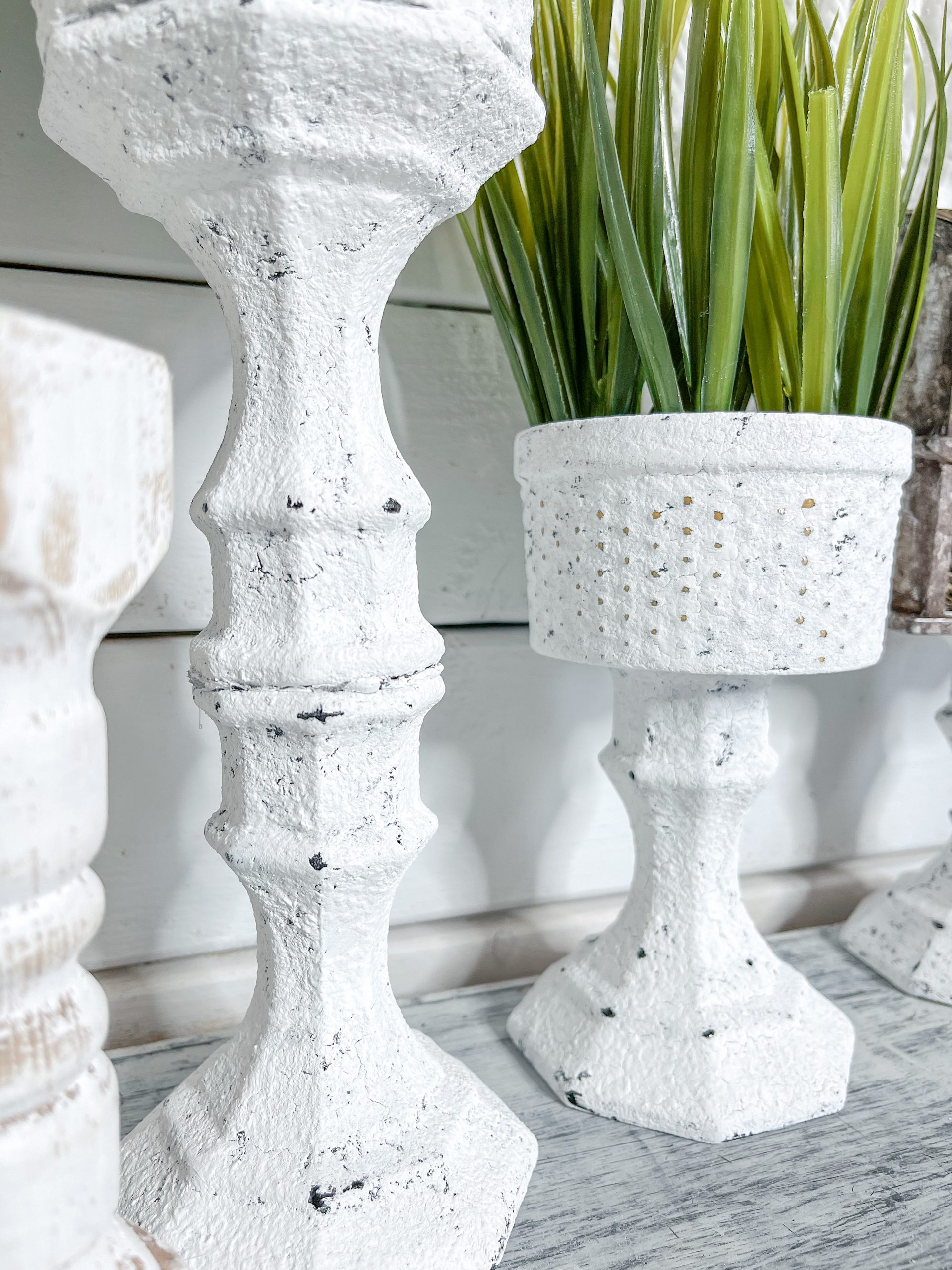 Dollar Tree Candle Holder DIY Plant Stands