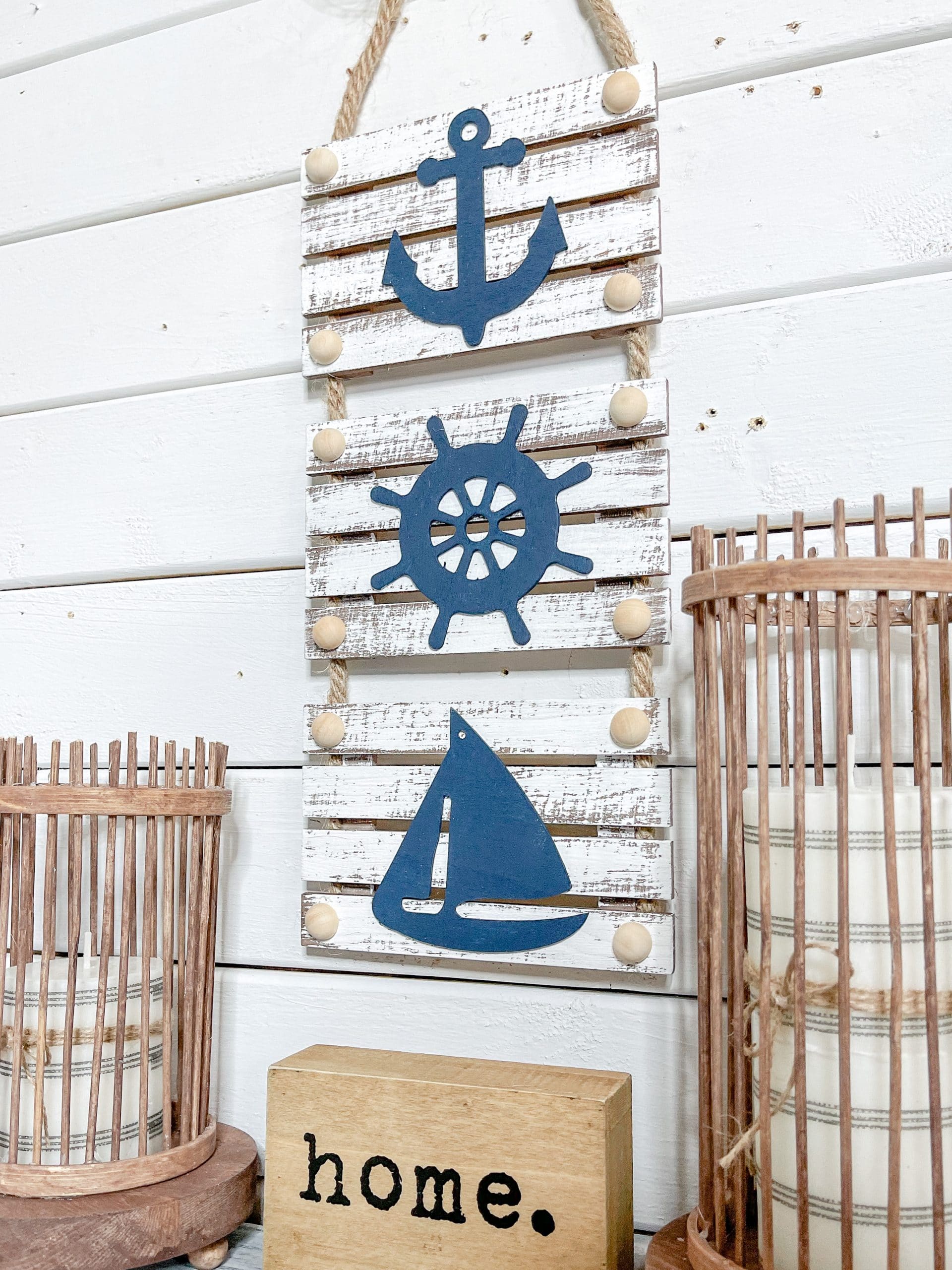 DIY Dollar Tree Nautical Decor