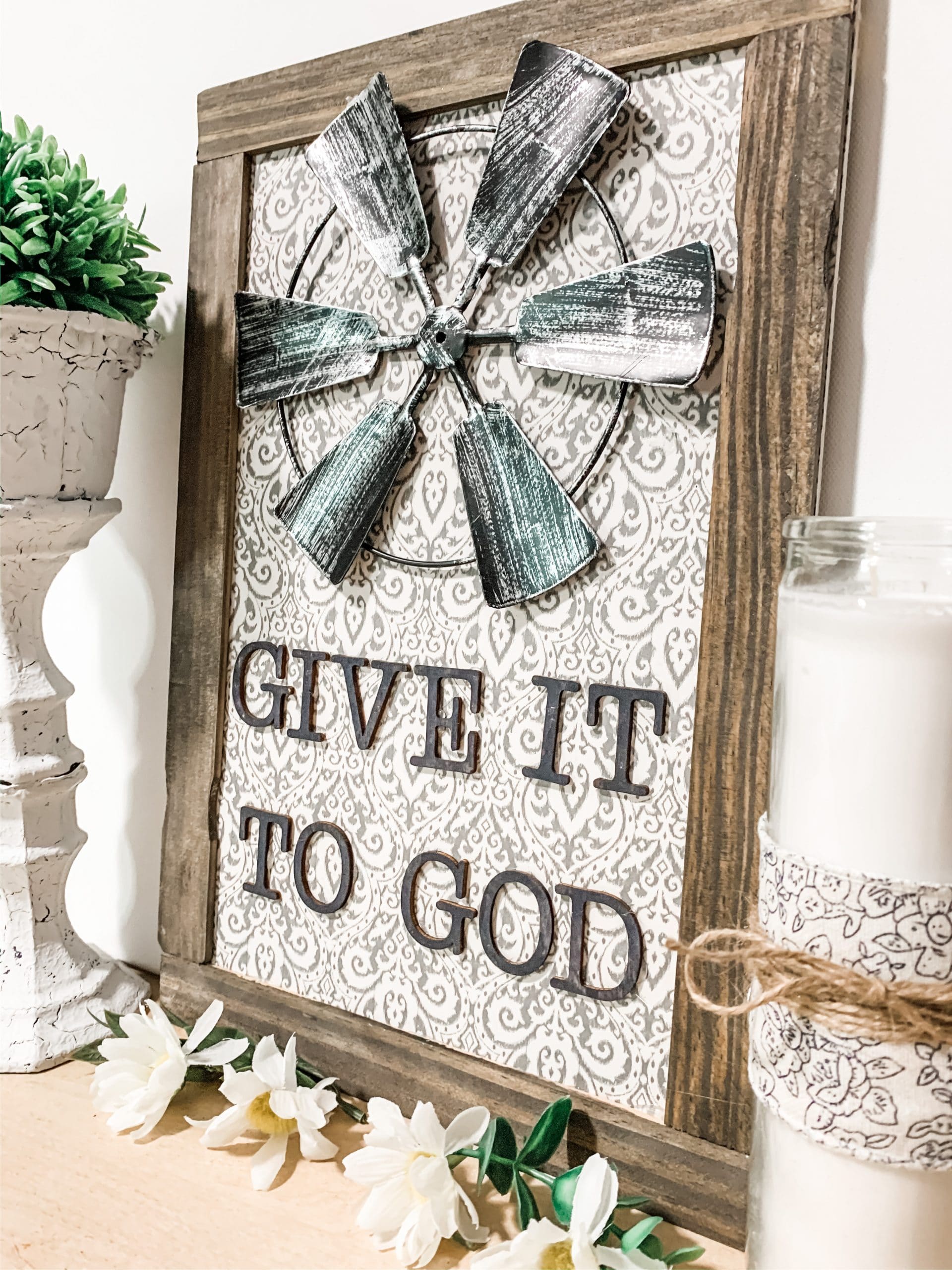 Dollar Tree Windmill DIY Home Decor Ideas