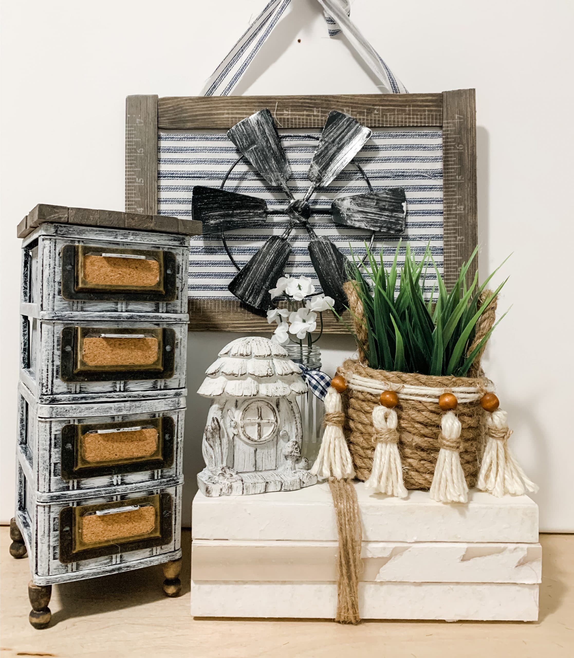 Dollar Tree DIY Farmhouse Organizer