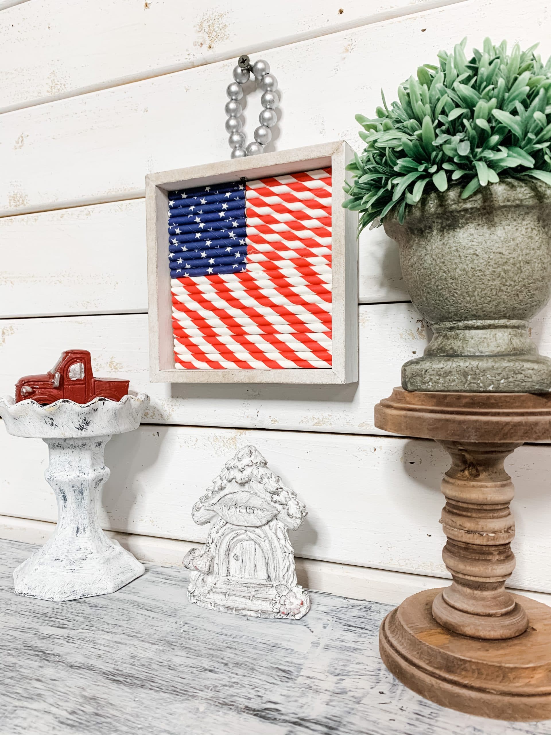 DIY Dollar Tree American Flag Decor