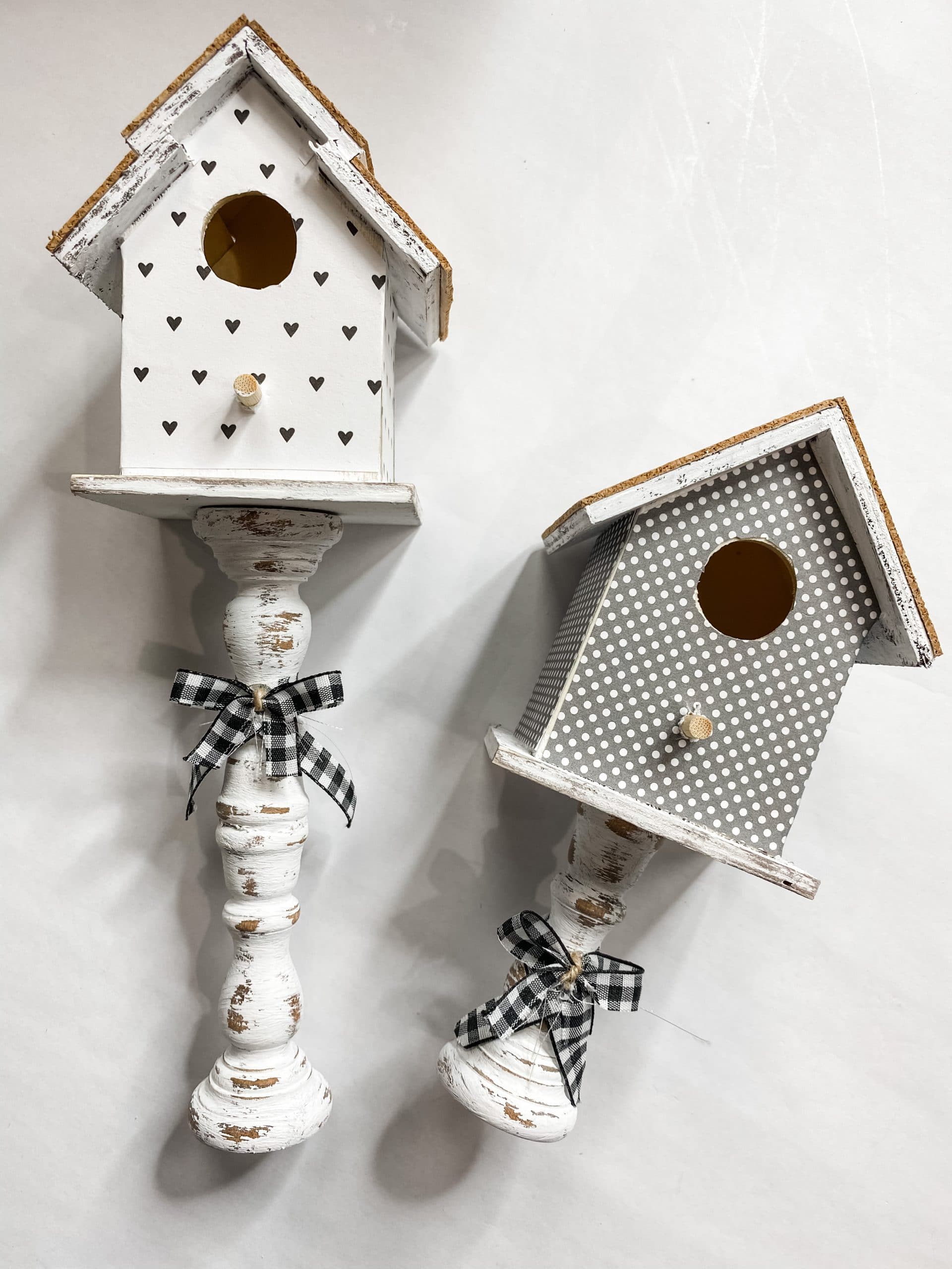 DIY Birdhouse Shelf Sitters