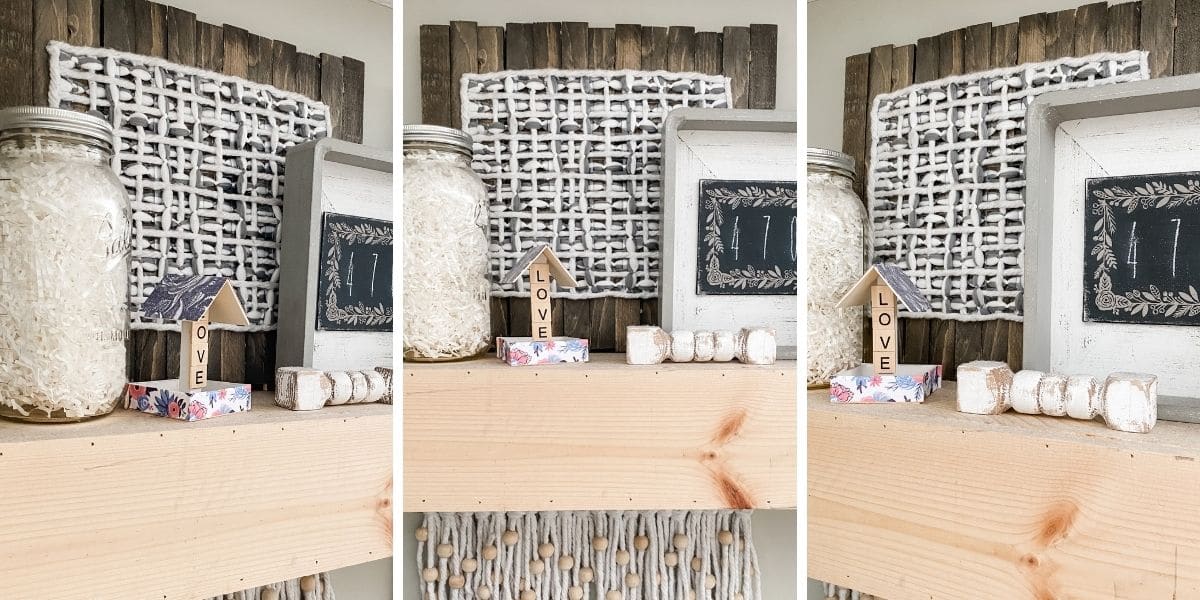 DIY Farmhouse Decor from a Dollar Tree Sink Mat