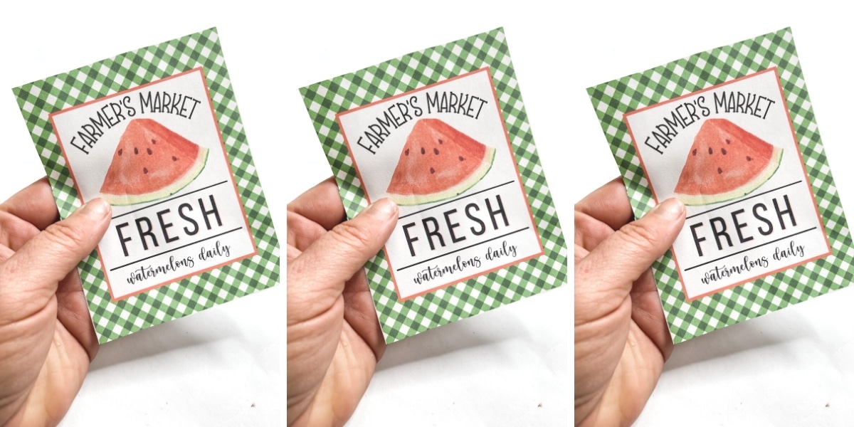 Free Summer Watermelon Printable