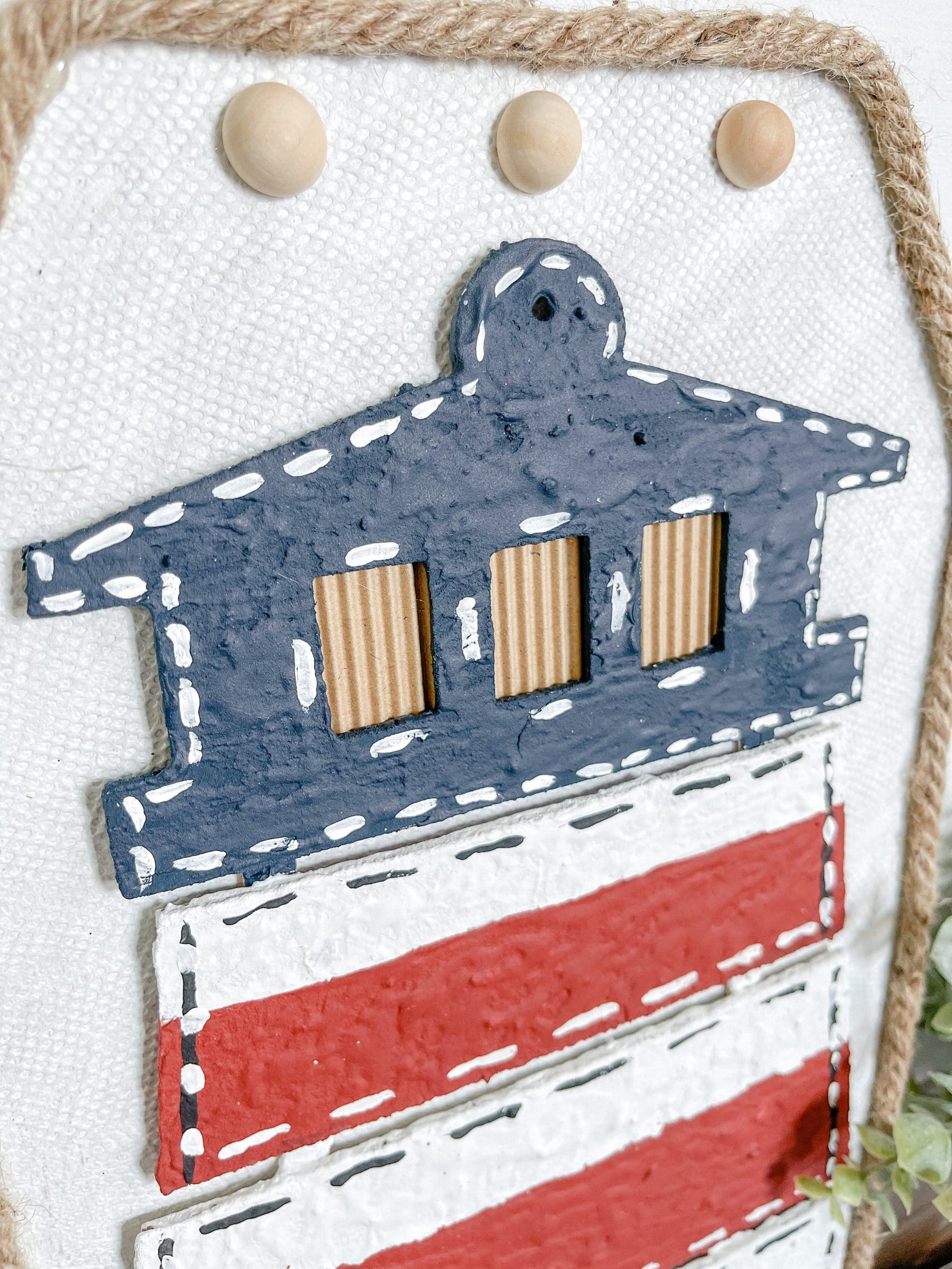 Dollar Tree Lighthouse DIY Nautical Decor