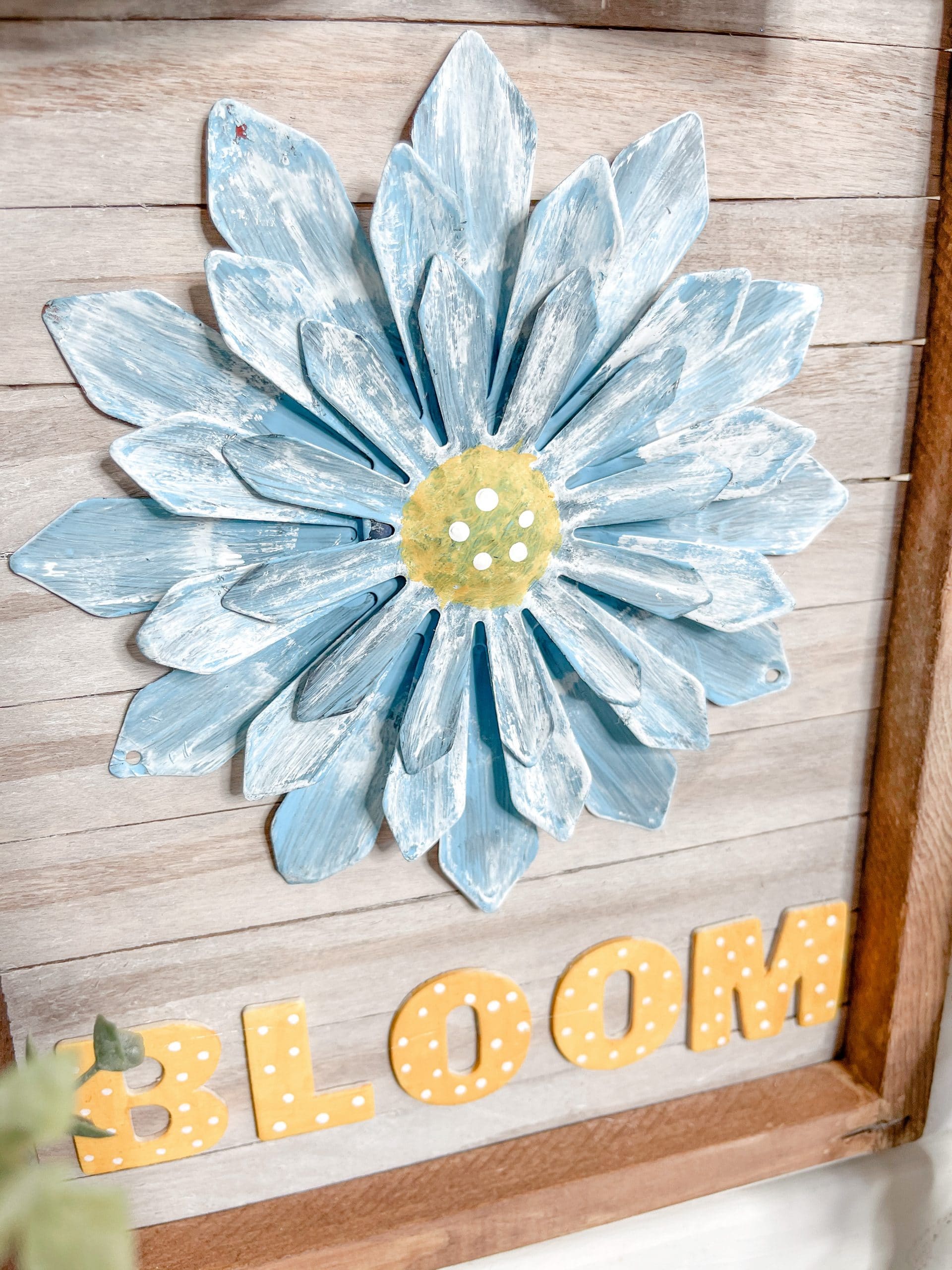 Easy Reverse Canvas DIY Decor for Summer or Spring