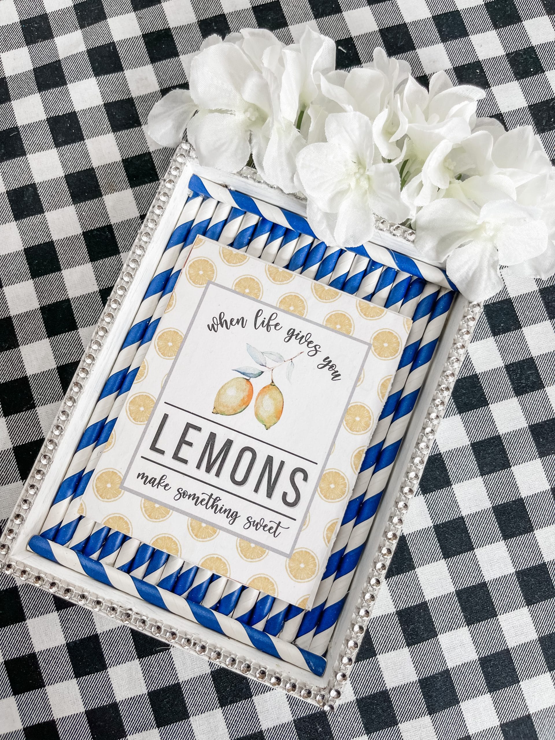 3 Lemon Printable DIY Decor Ideas for a Tiered Tray