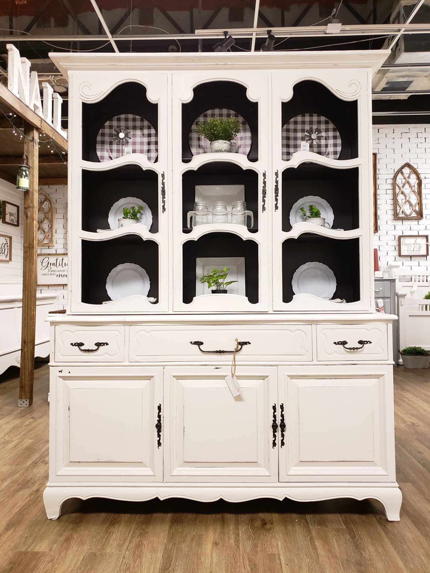 Chalk Painted Hutch and China Cabinet Ideas