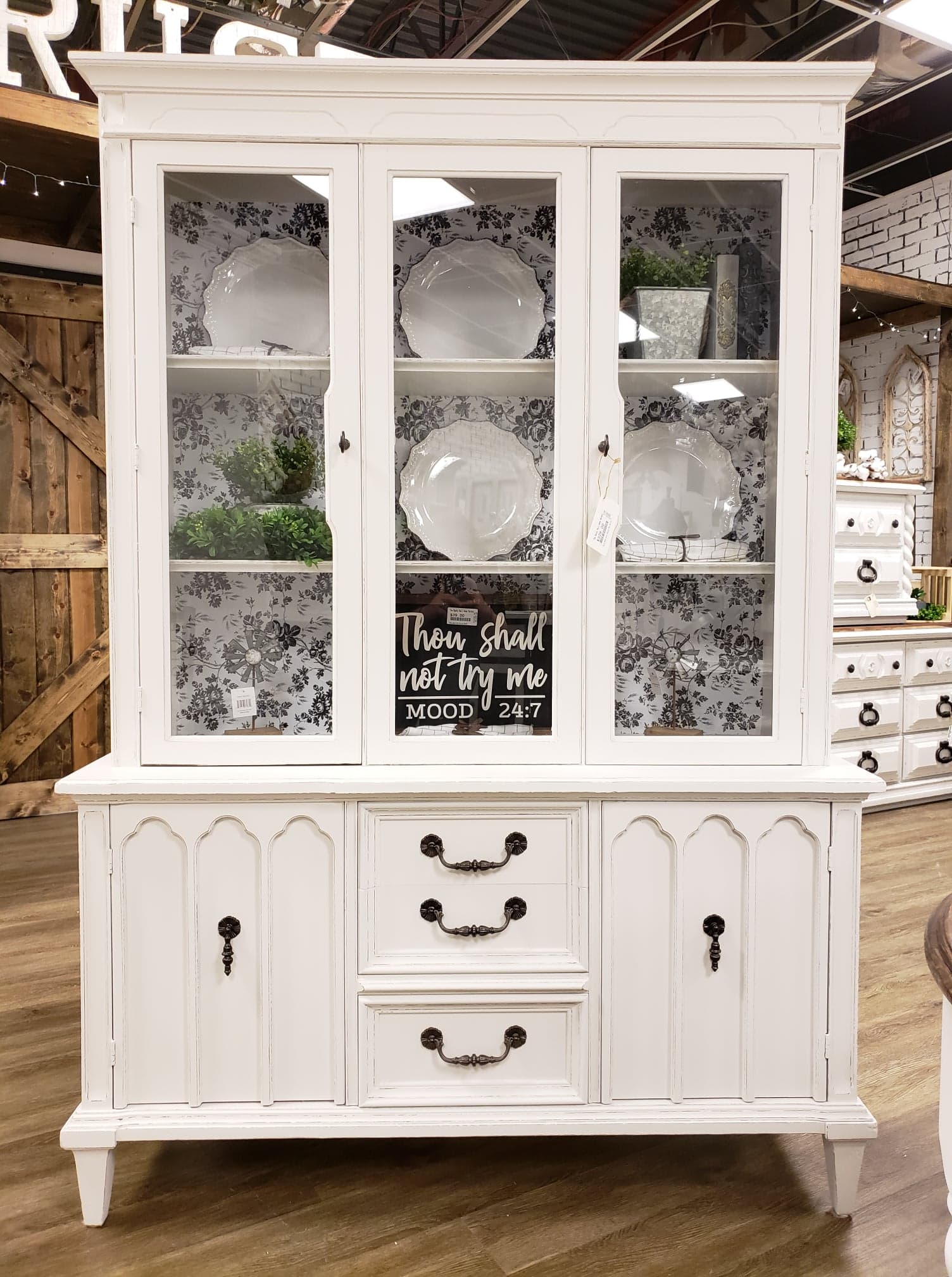 Chalk Painted Hutch and China Cabinet Ideas