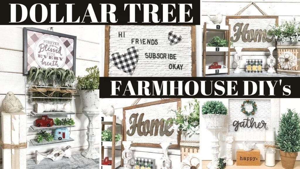 Adorable Farmhouse Caddy DIY - Dollar Tree Cutting Board Craft