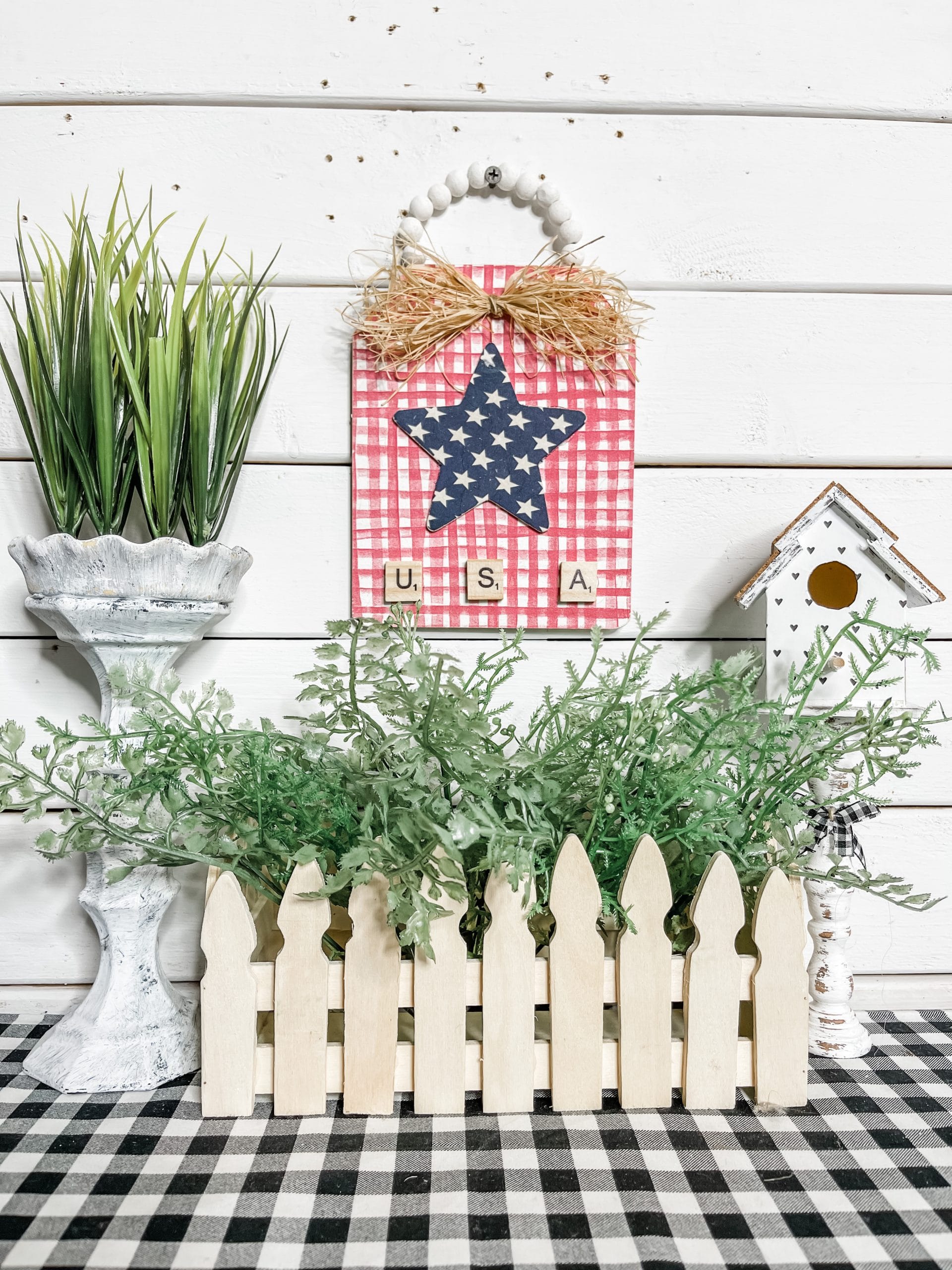 Rustic Patriotic American Decor