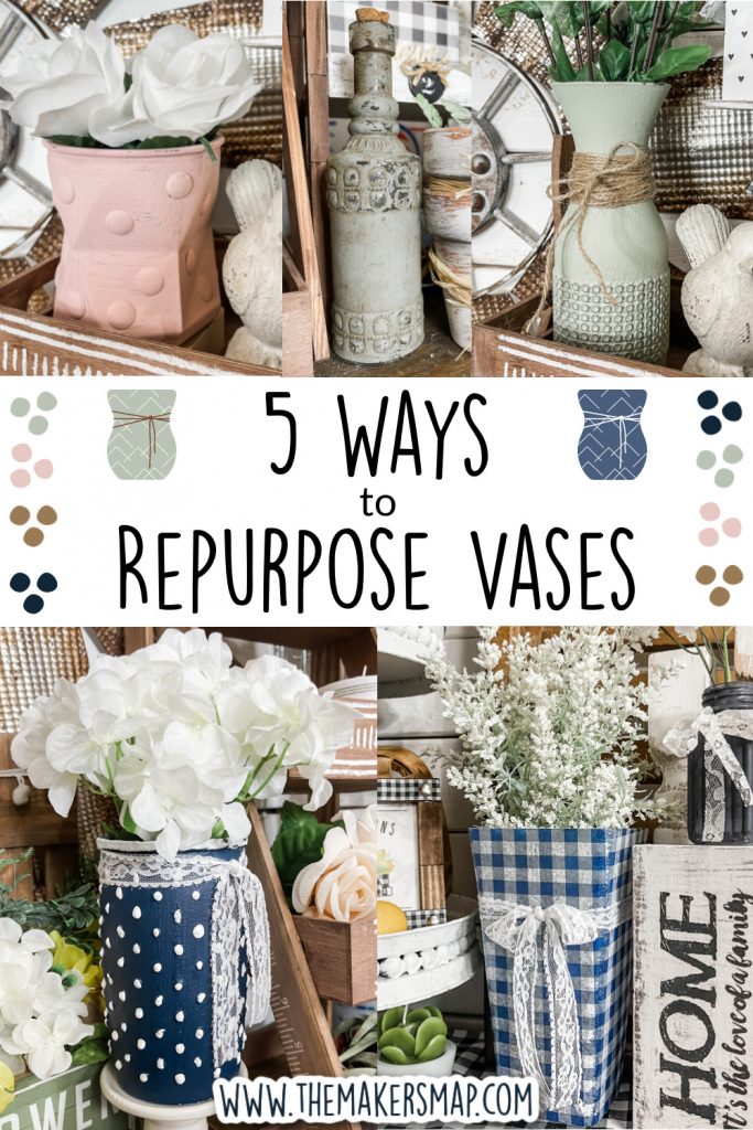 5 Ways to Repurpose Vases Easy DIY Decor Tutorial