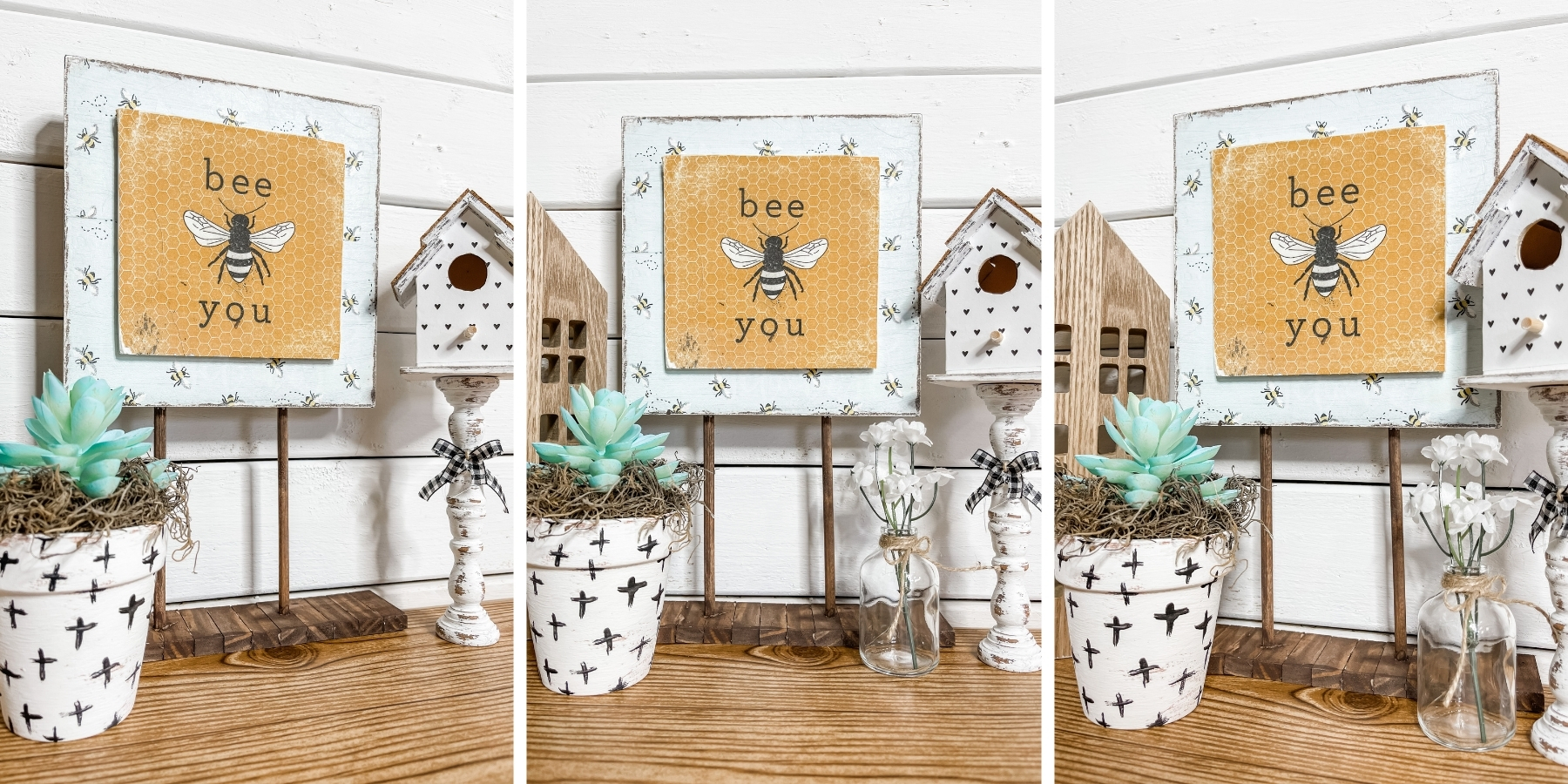 DIY Farmhouse Bee Sign