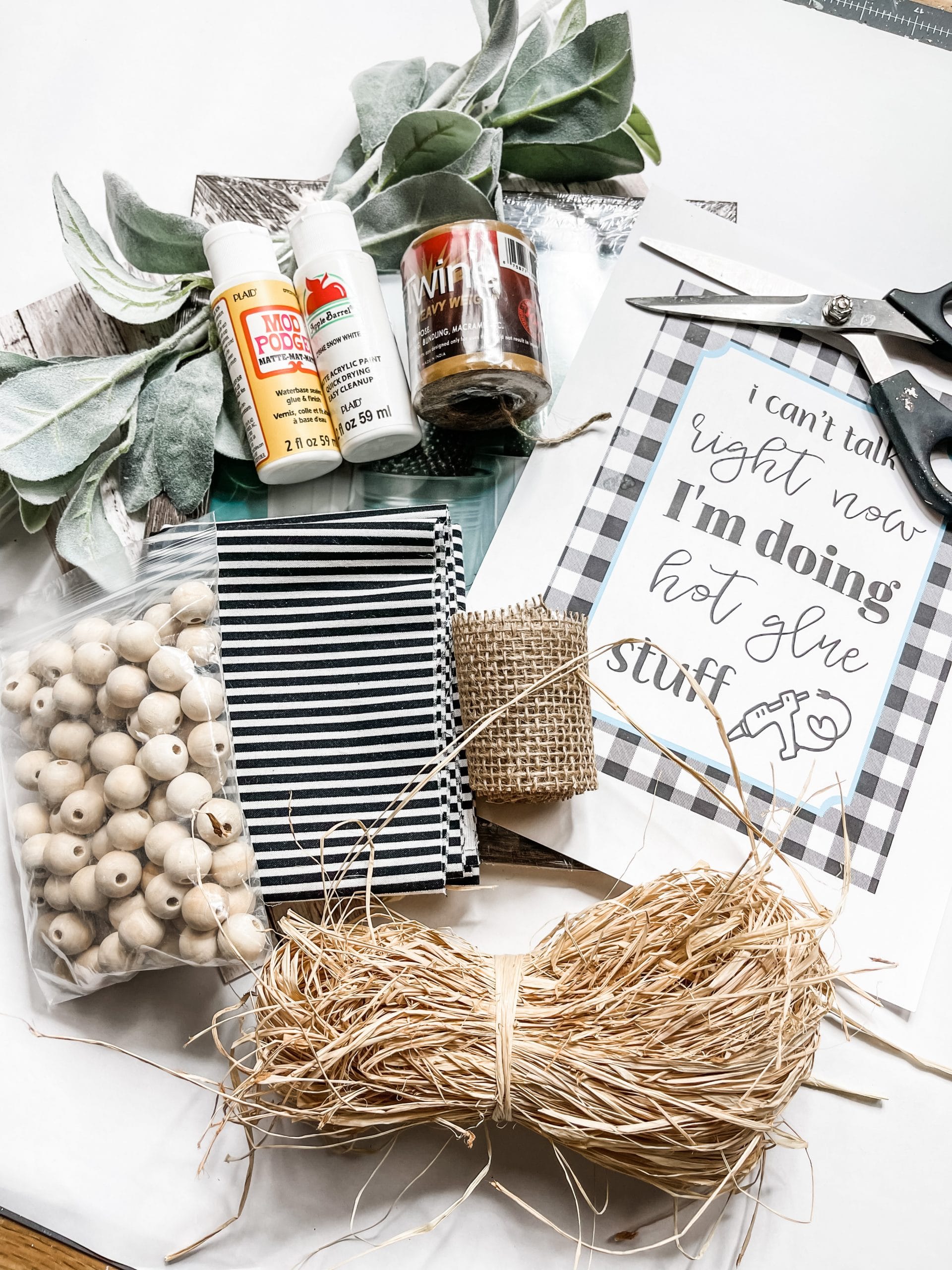 DIY Farmhouse Decor with Free Printable