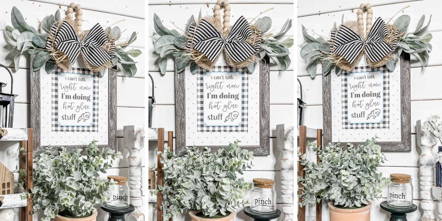 DIY Farmhouse Decor with Free Printable