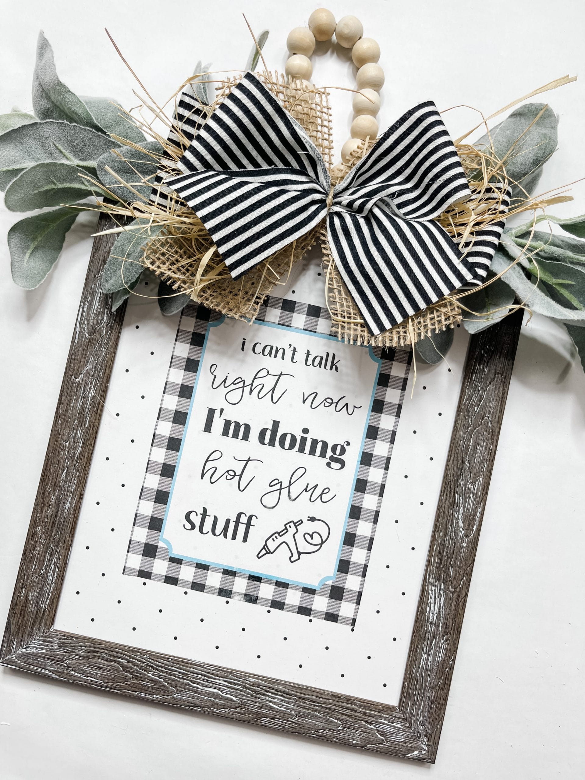 DIY Farmhouse Decor with a Free Printable