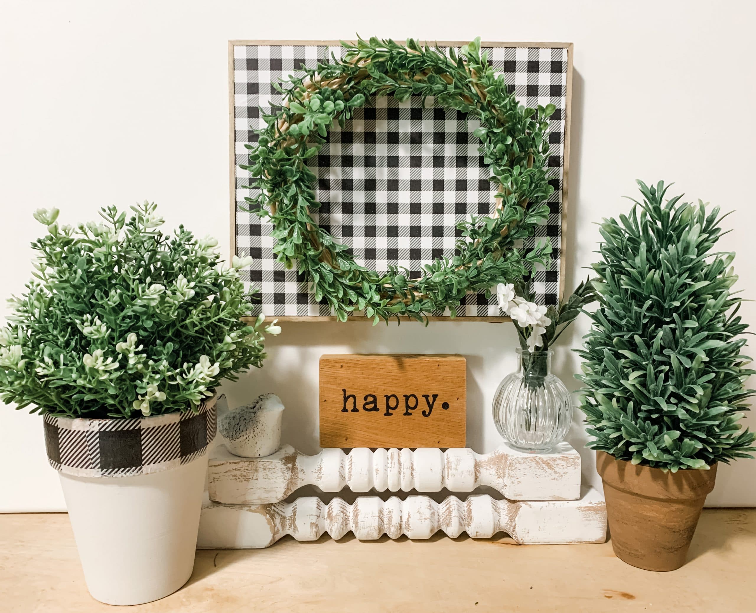 DIY Farmhouse Wreath Decor