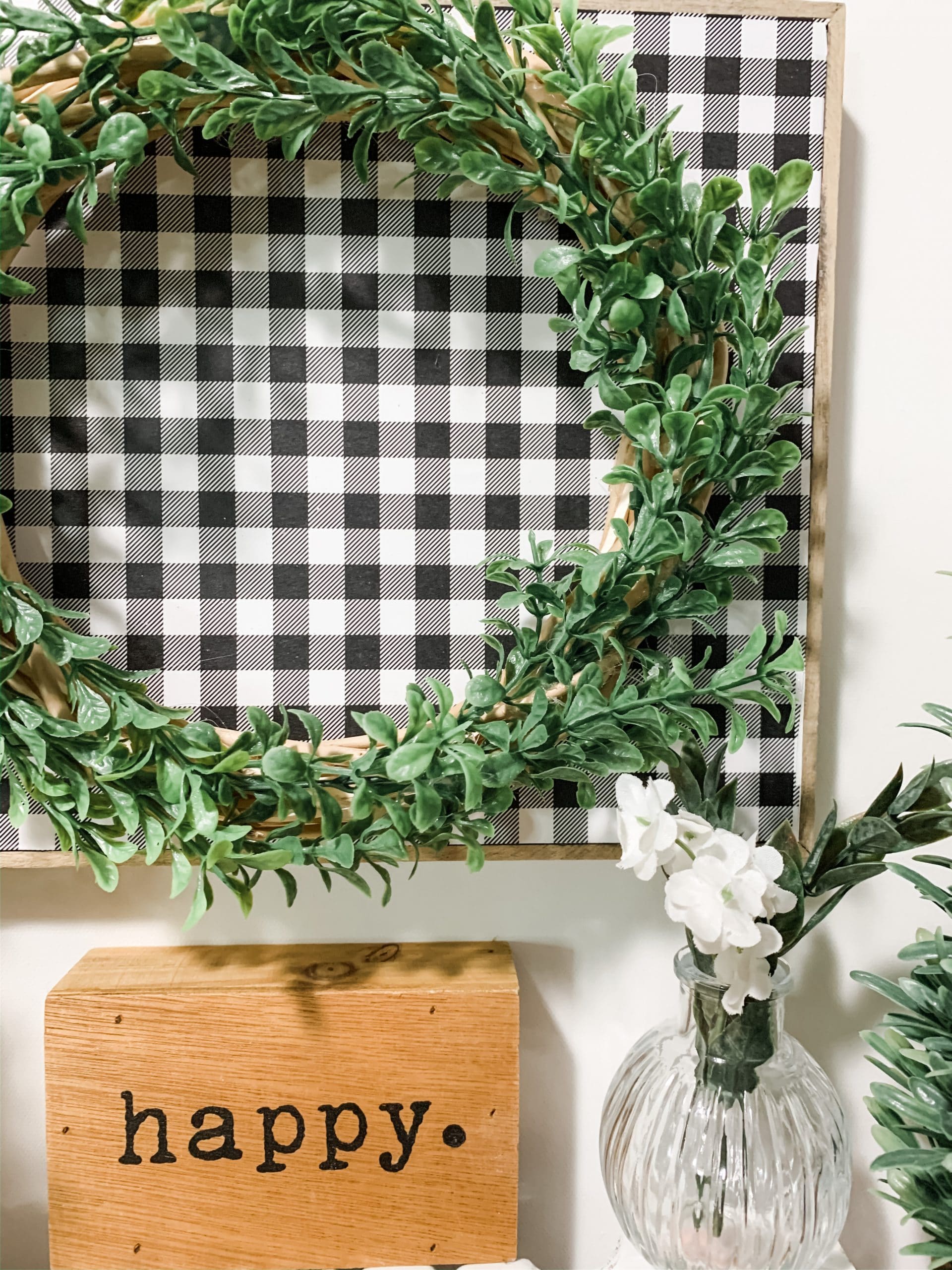 DIY Farmhouse Wreath Decor