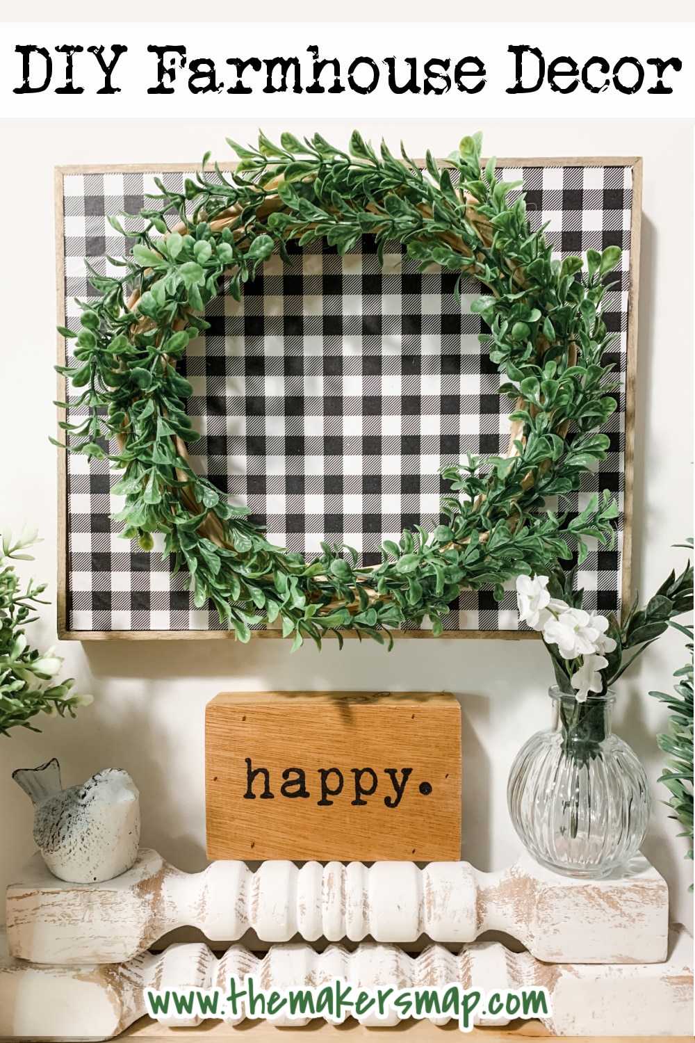 Farmhouse Wreath Frame