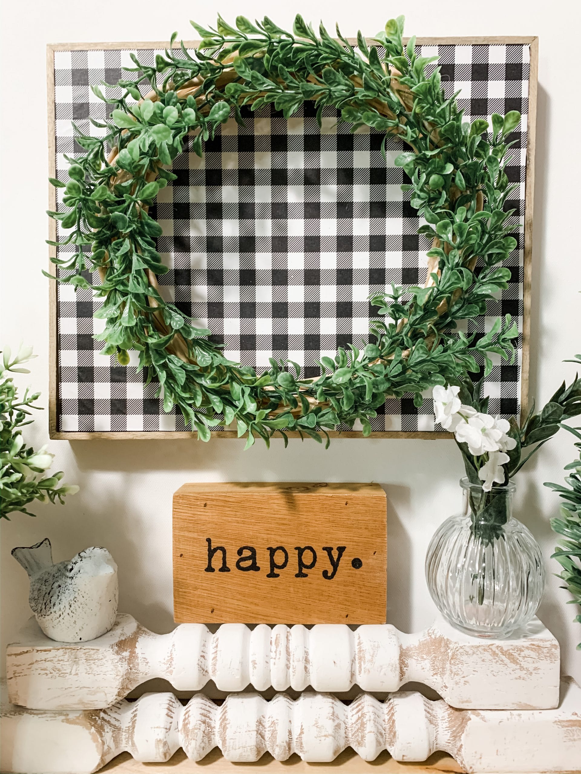 DIY Farmhouse Wreath Decor