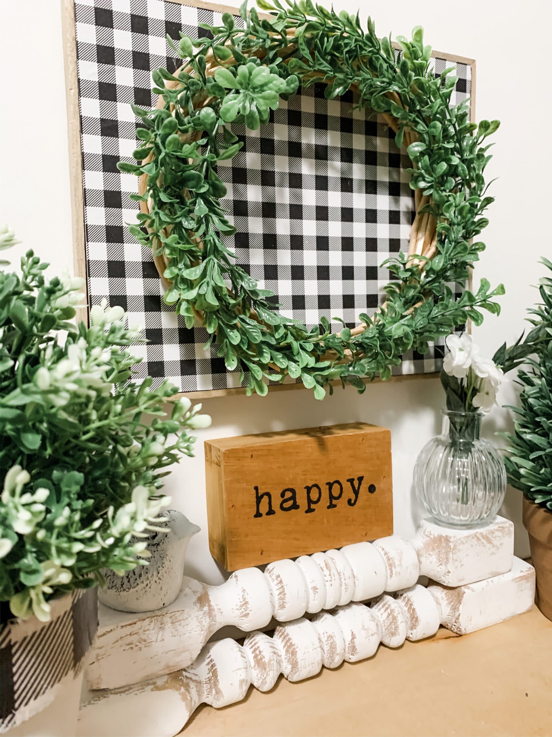 DIY Farmhouse Wreath Decor