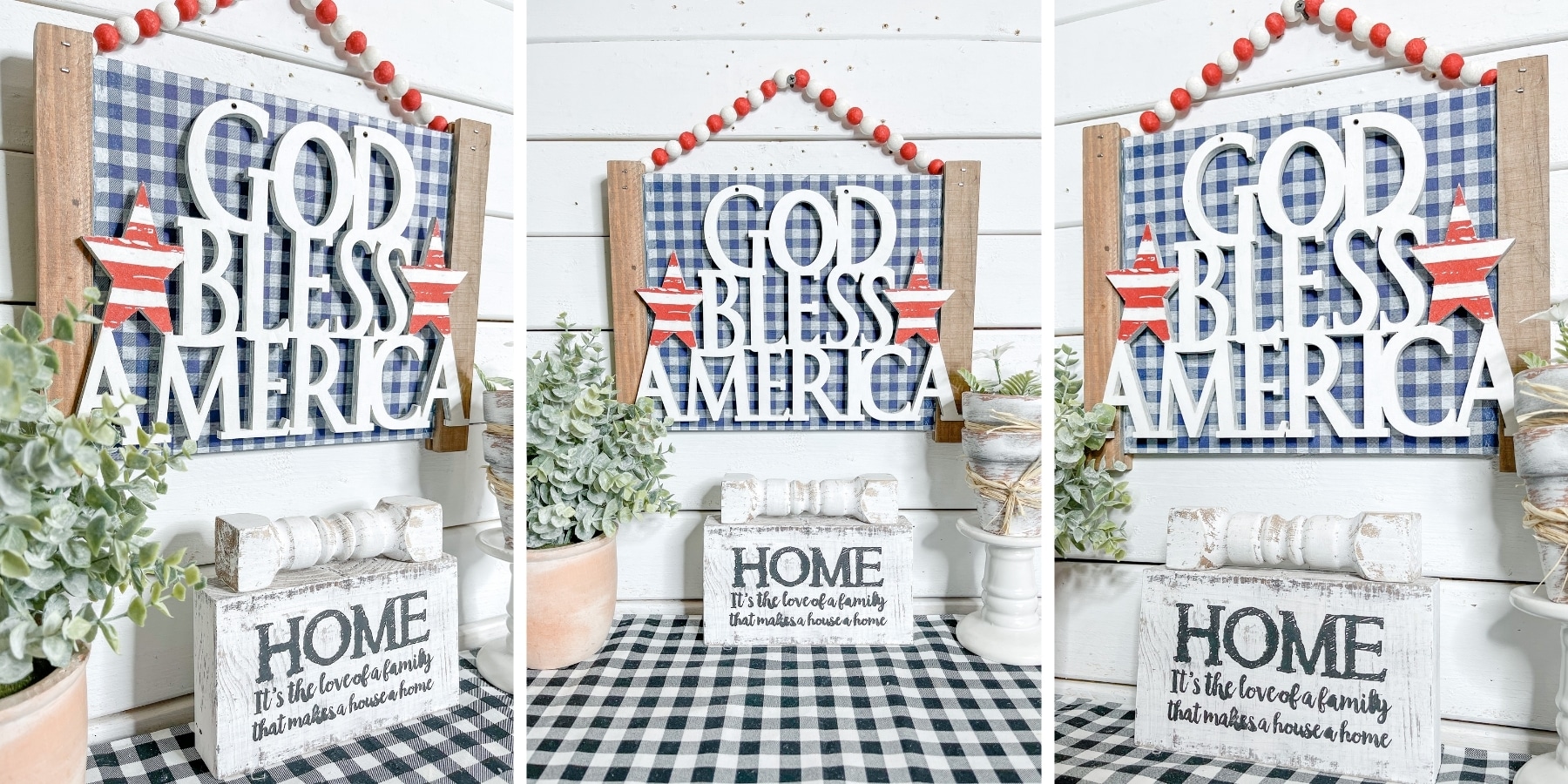 DIY God Bless America Sign