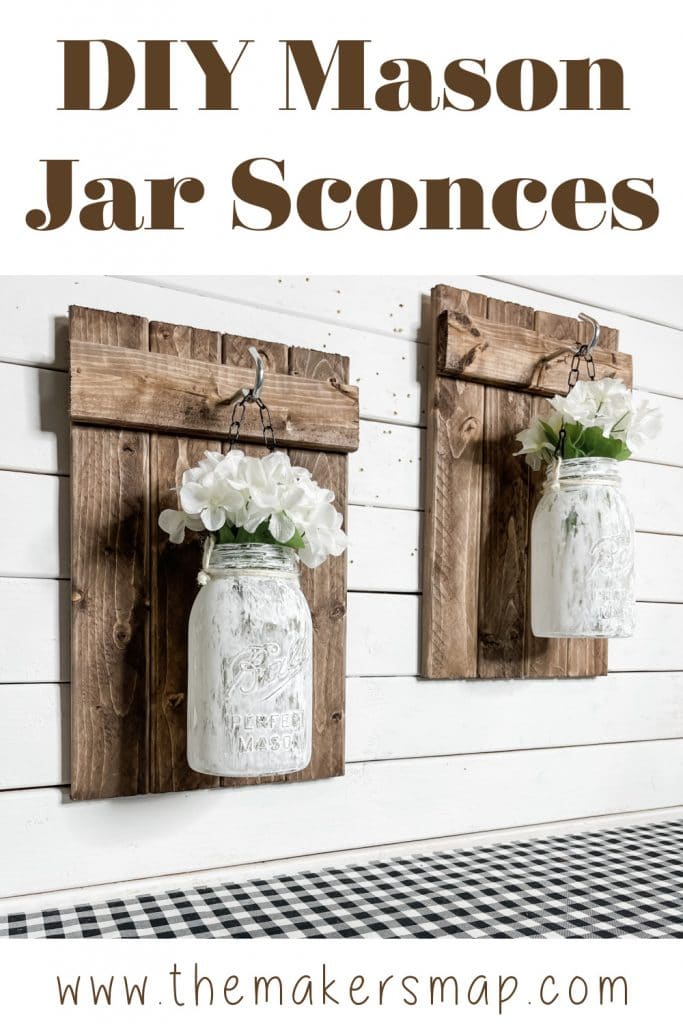 DIY Project: DIY Hanging Mason Jar Wall Sconces
