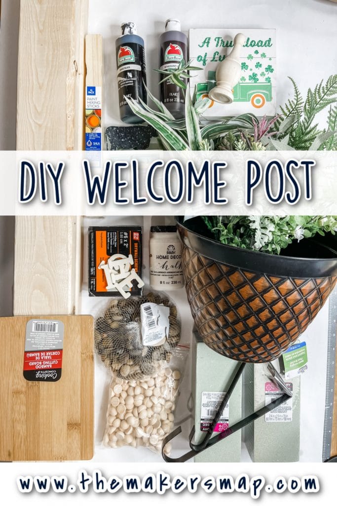 DIY welcome Porch post