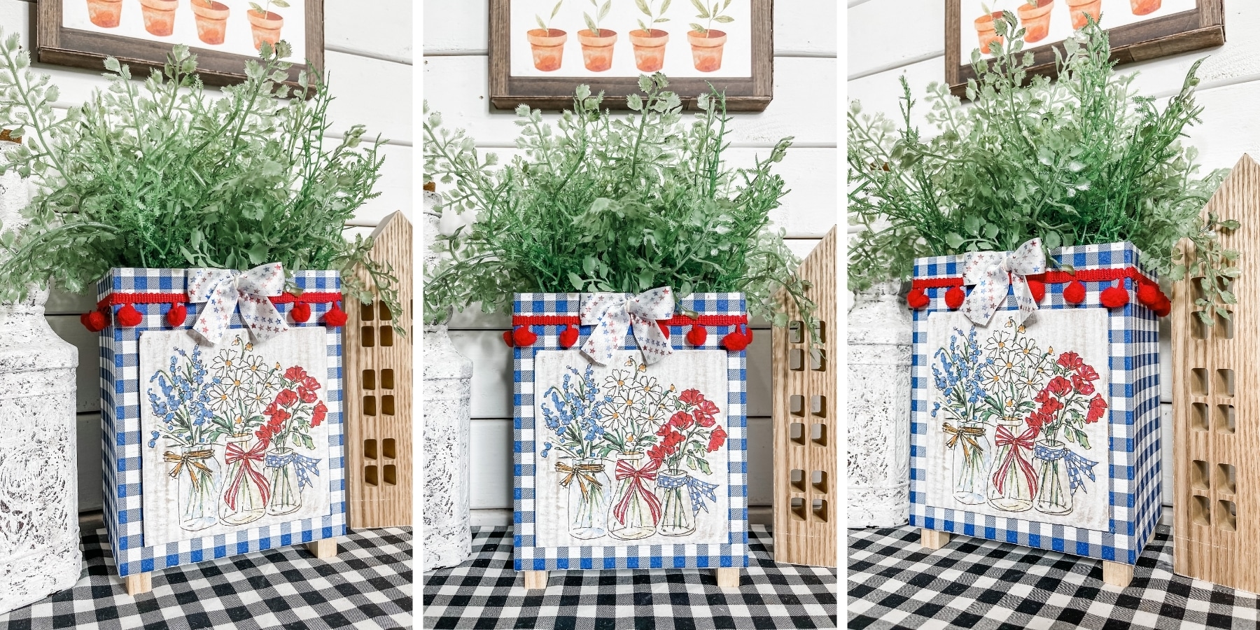 Dollar Tree DIY 4th of July Planter