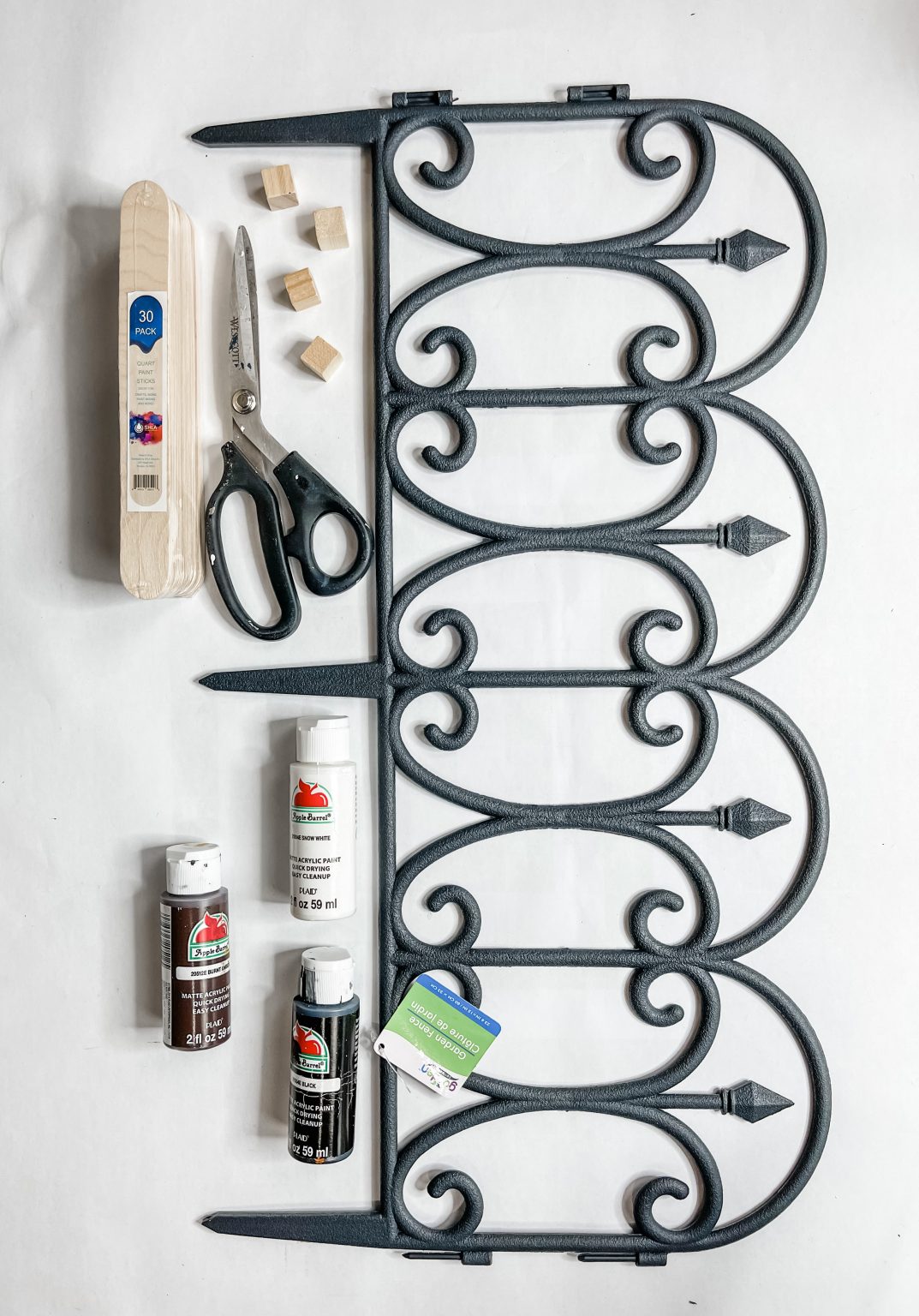 Dollar Tree Fence DIY Plant Stand Easy DIY Tutorial