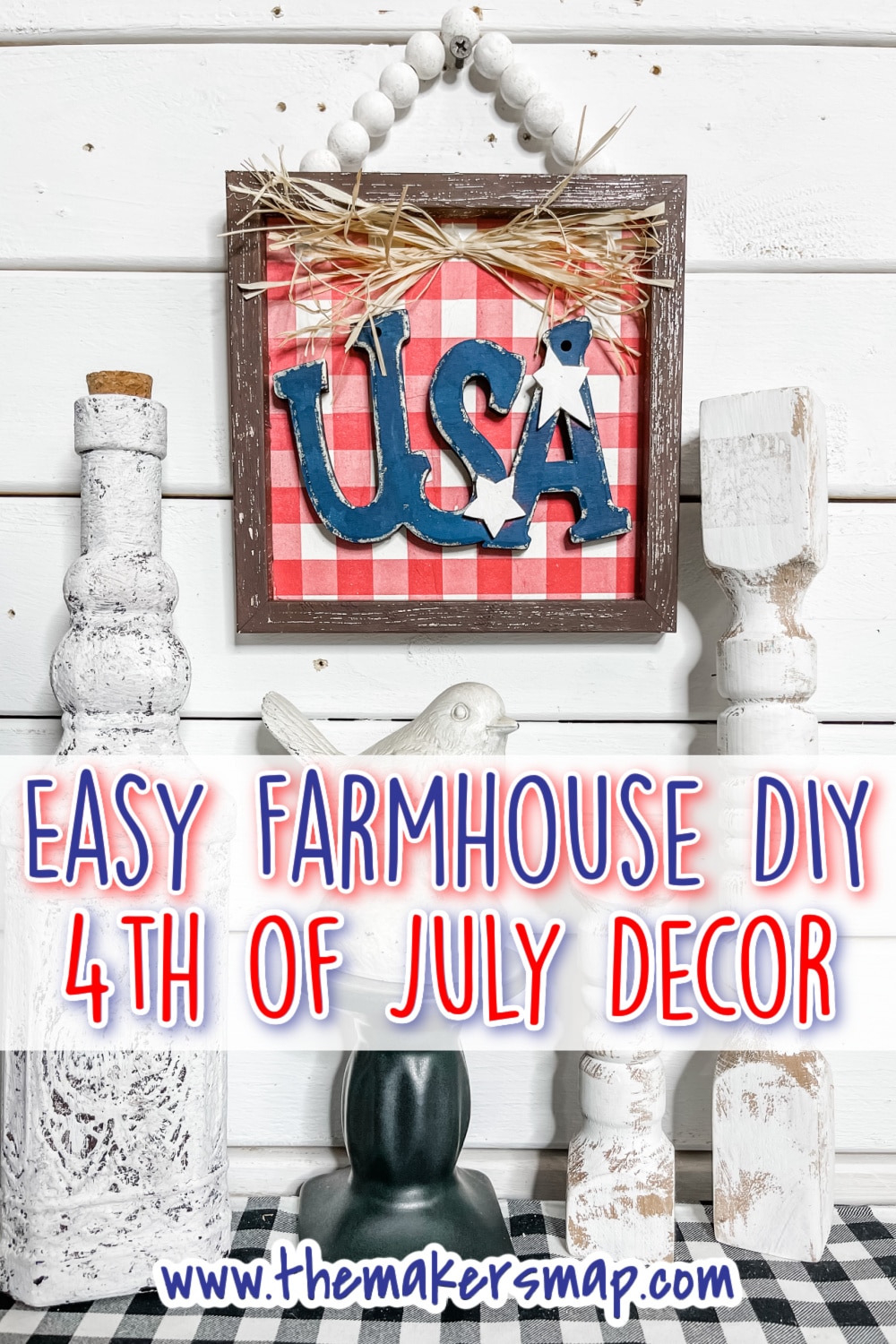 Farmhouse DIY 4th of July Decor
