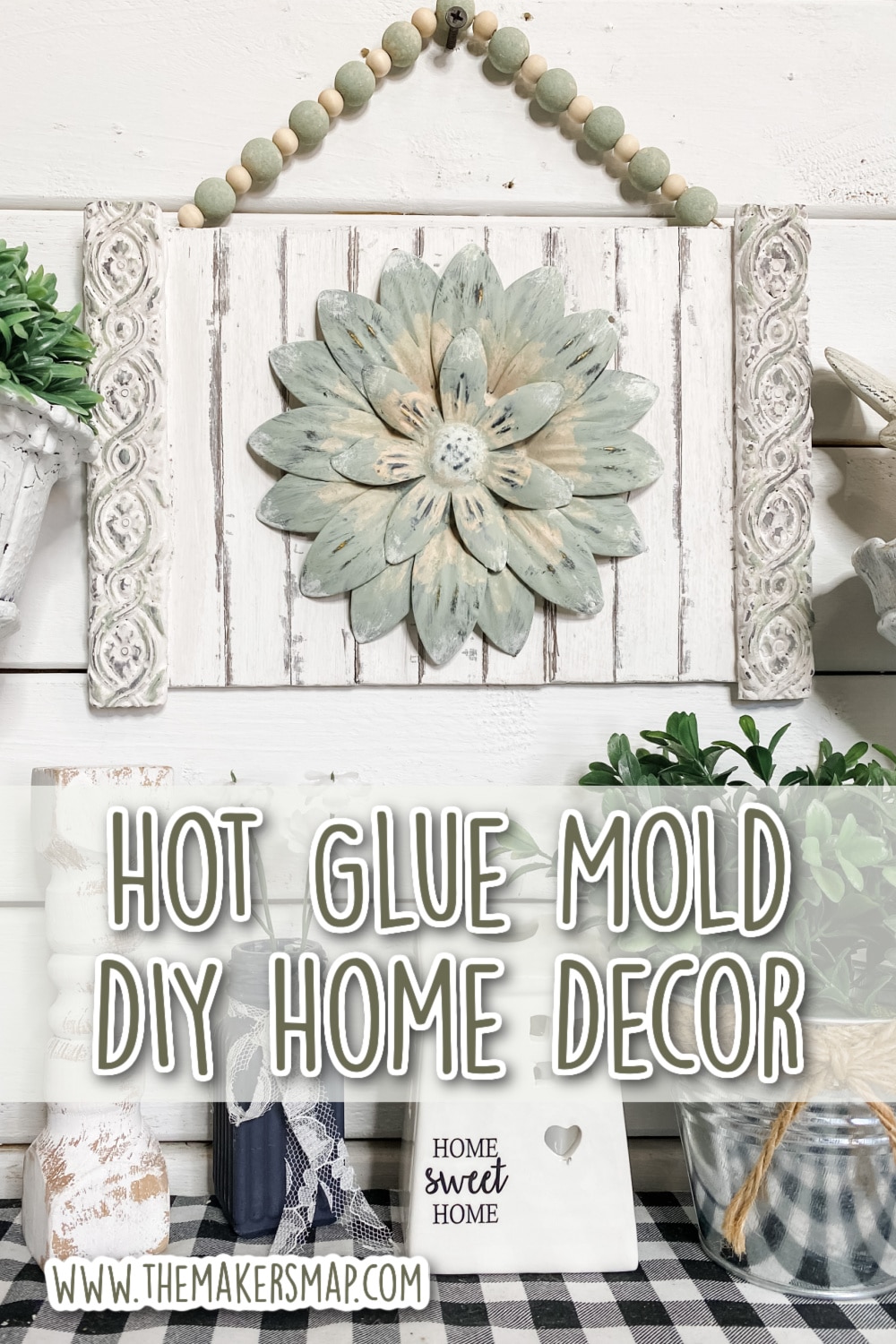 Hot Glue Mold DIY Home Decor