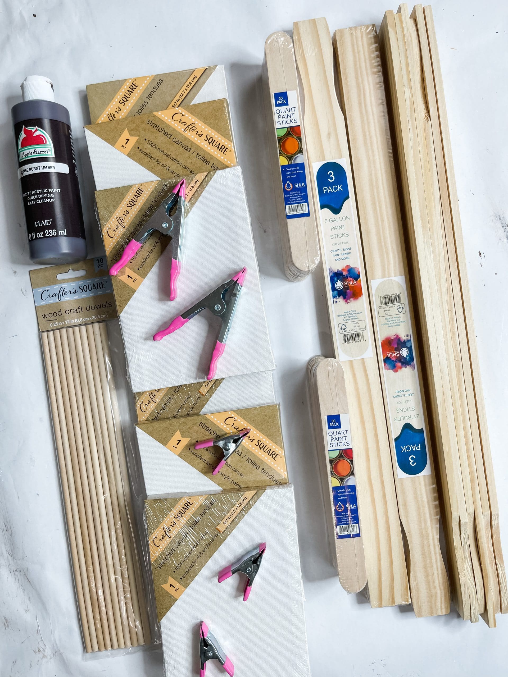 How to make a DIY Triangle Tiered Tray Stand to display things