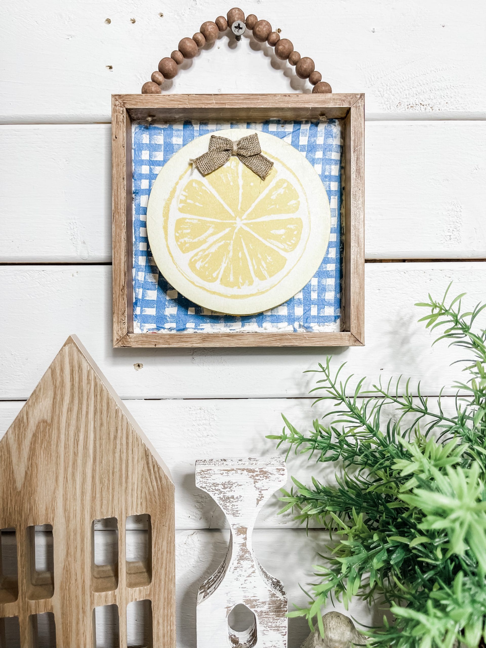 Mini DIY Lemon Napkin Sign