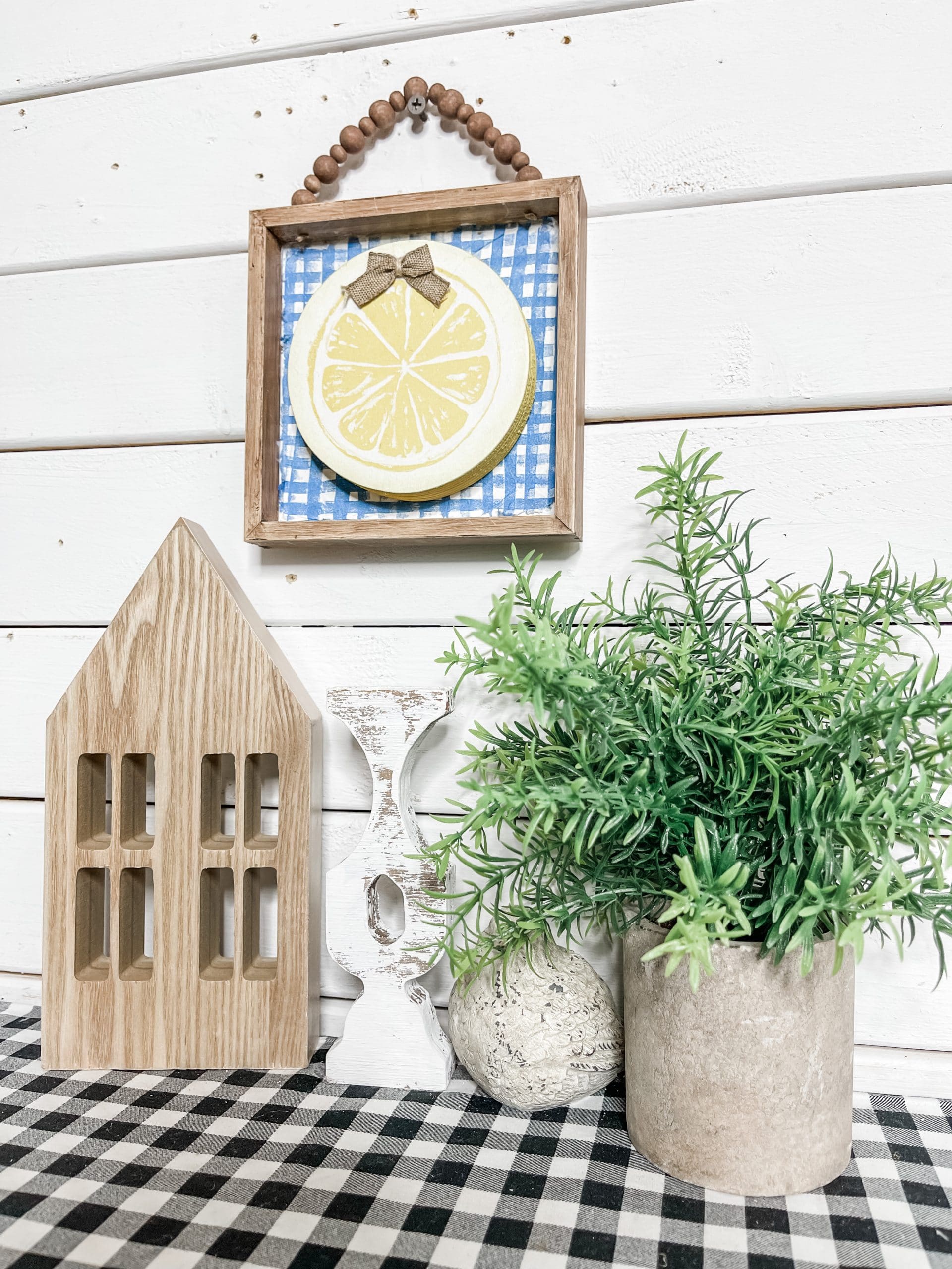 Mini DIY Lemon Napkin Sign