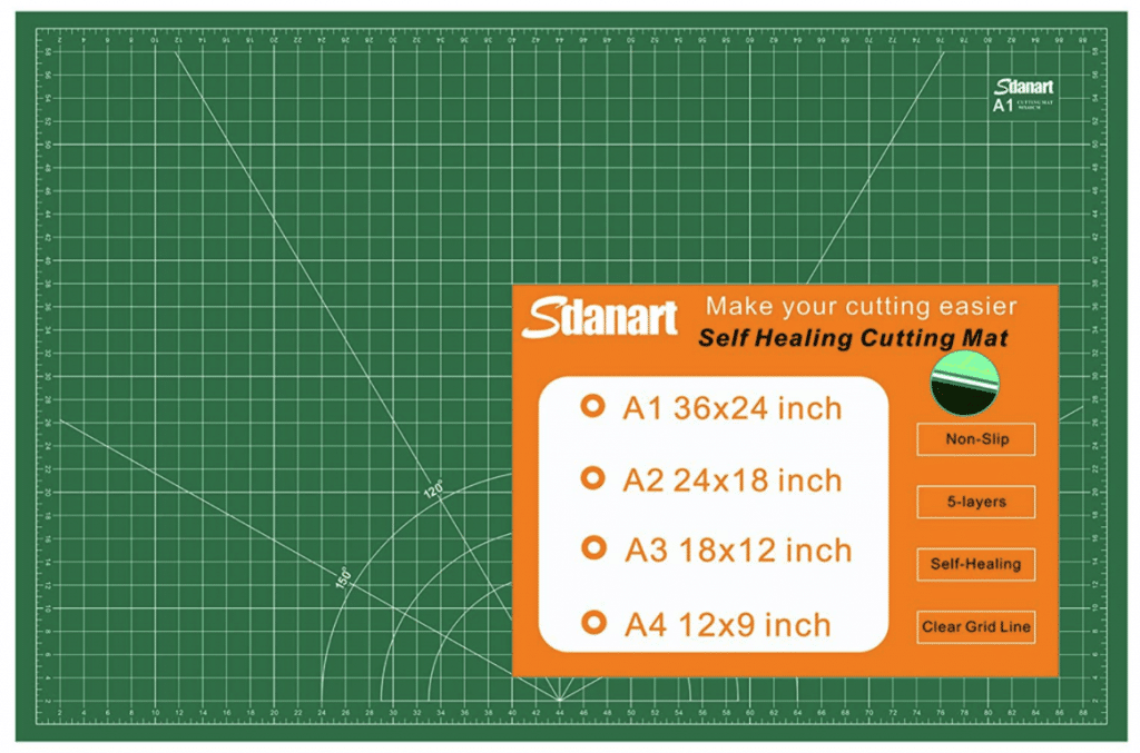 Darice Small Self Healing Cutting Mat - Clear - 9 x 12 Inches