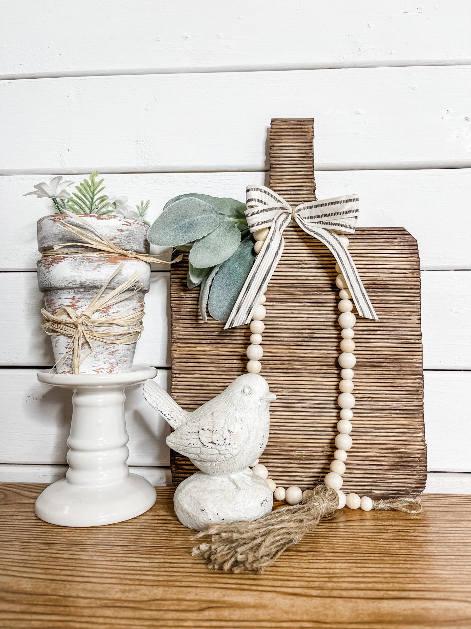 Bamboo Skewer DIY Cutting Board Decor Easy DIY Decor Tutorial